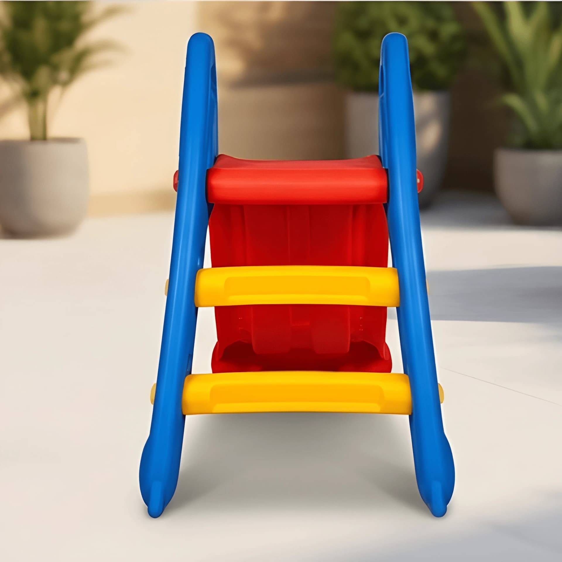 Super Mini Slide for Kids – Foldable Baby Garden & Indoor Slide – baby garden slide