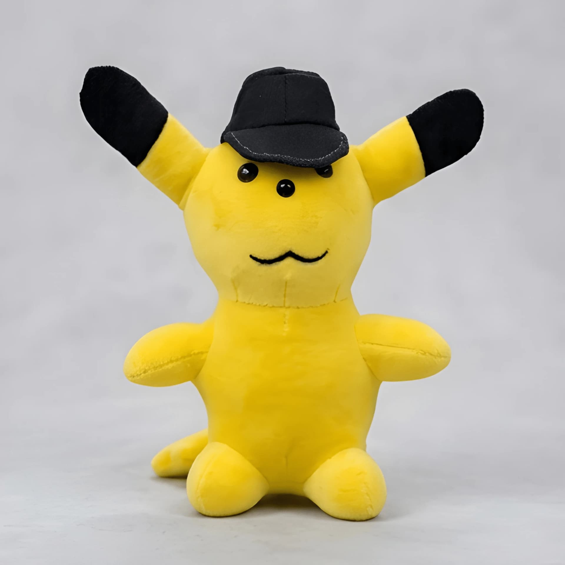 Pikachu Soft Toy with Cap – Cute Plush Cartoon Character for Kids | 13 Inch – cartoon character soft toy