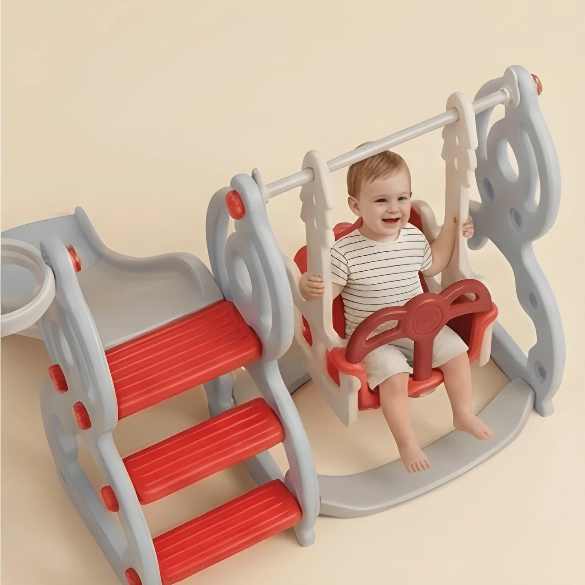 Octa Slide Combo with Basketball Hoop for Kids