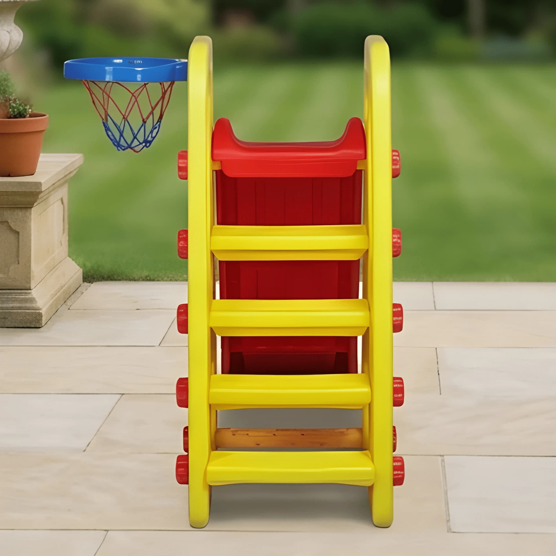 Royal Park Slide with Basketball Hoop for Kids – basketball slide for kids