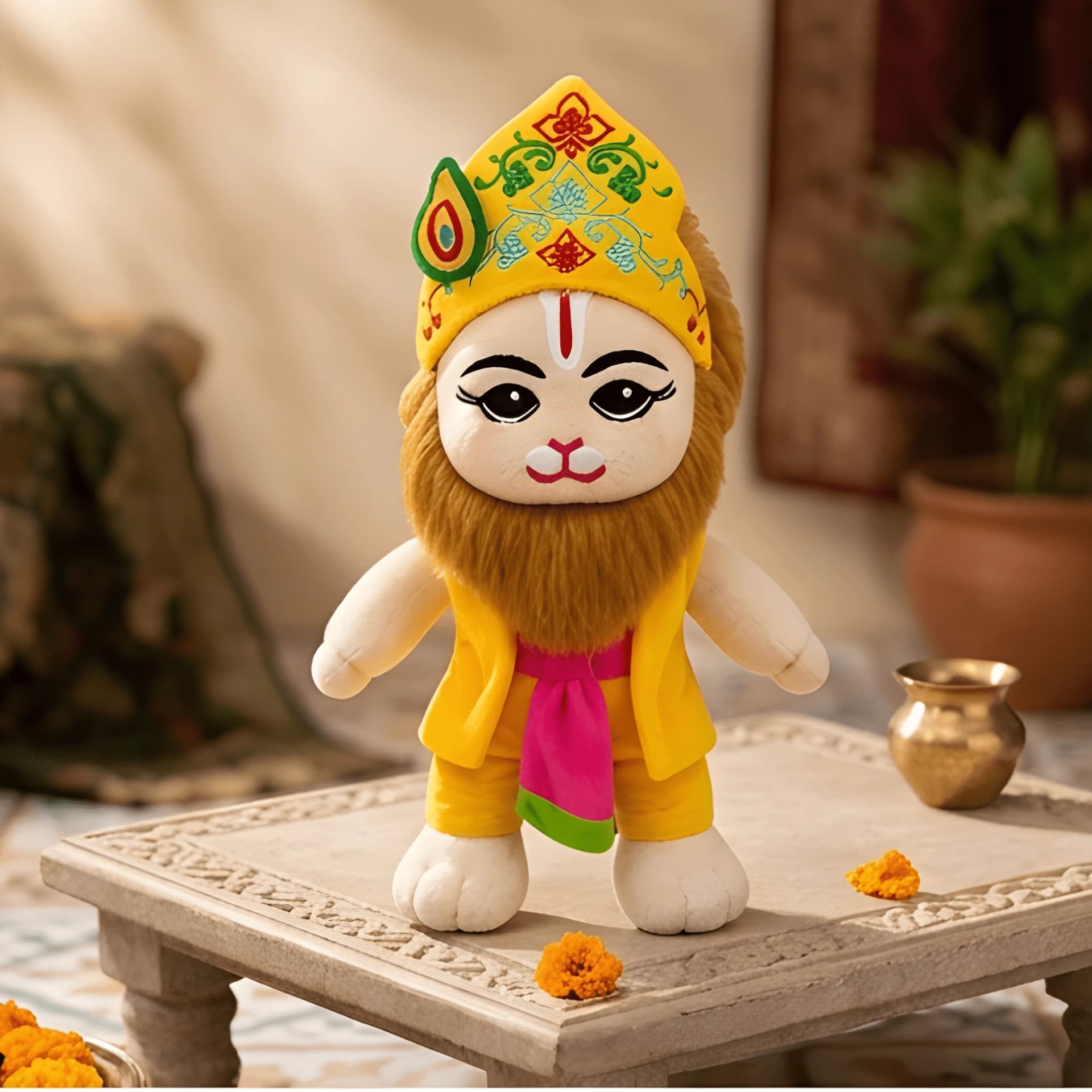 Narasimha Soft Toy for Kids – Lord Narasimha Plush Doll | 15 Inch