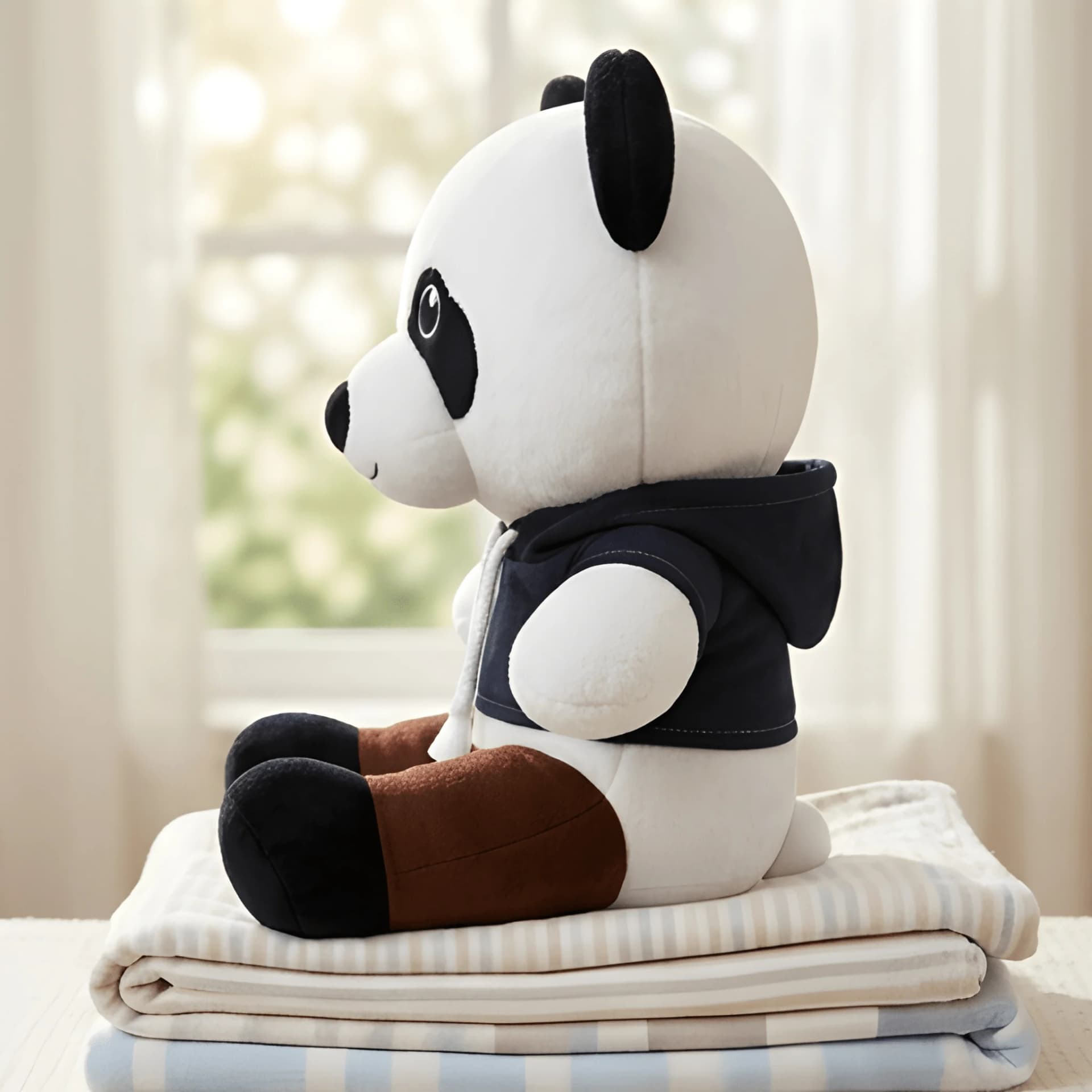 Panda Soft Toy – Black & White Plush Teddy for Boys & Girls – panda plush toy