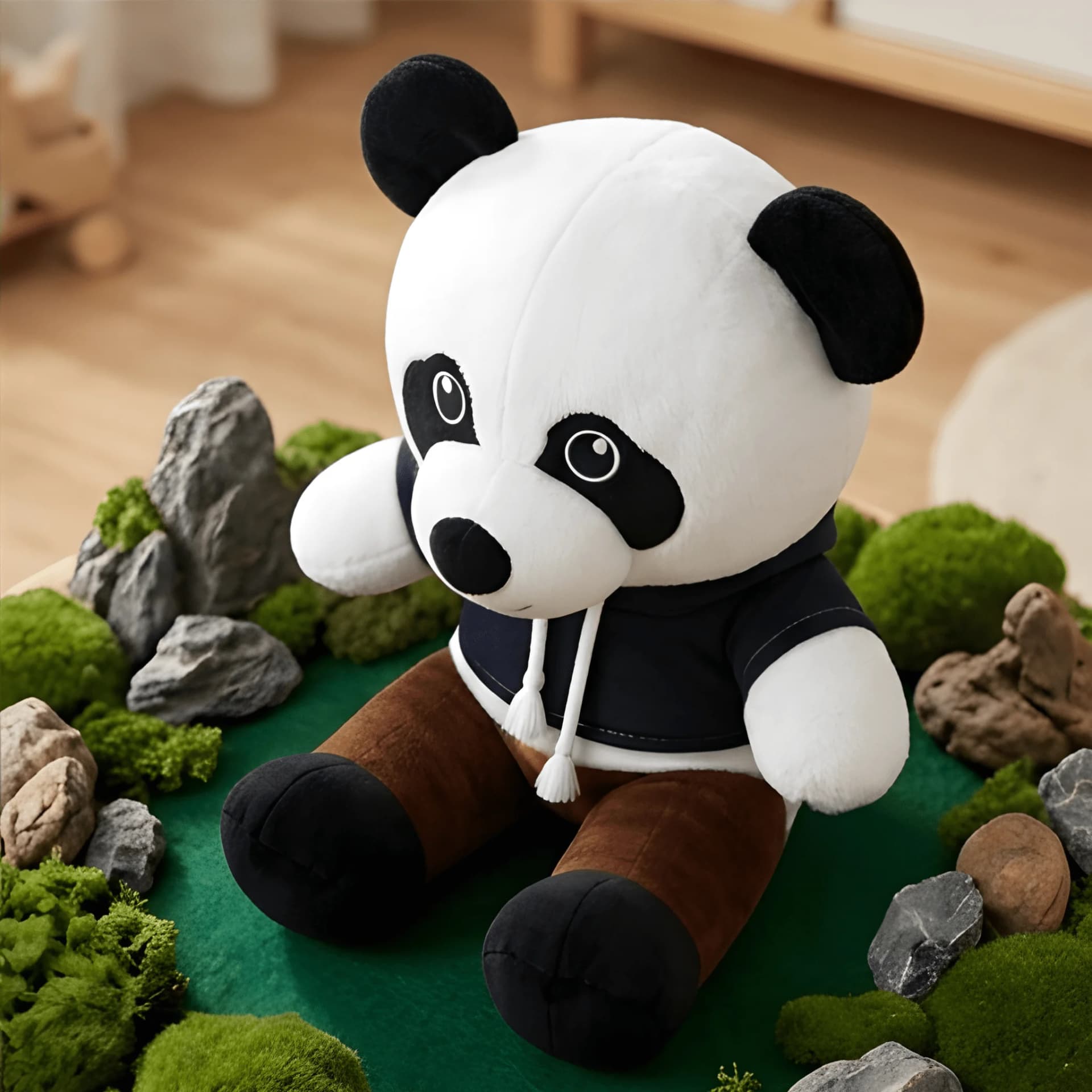 Panda Soft Toy – Black & White Plush Teddy for Boys & Girls – panda teddy