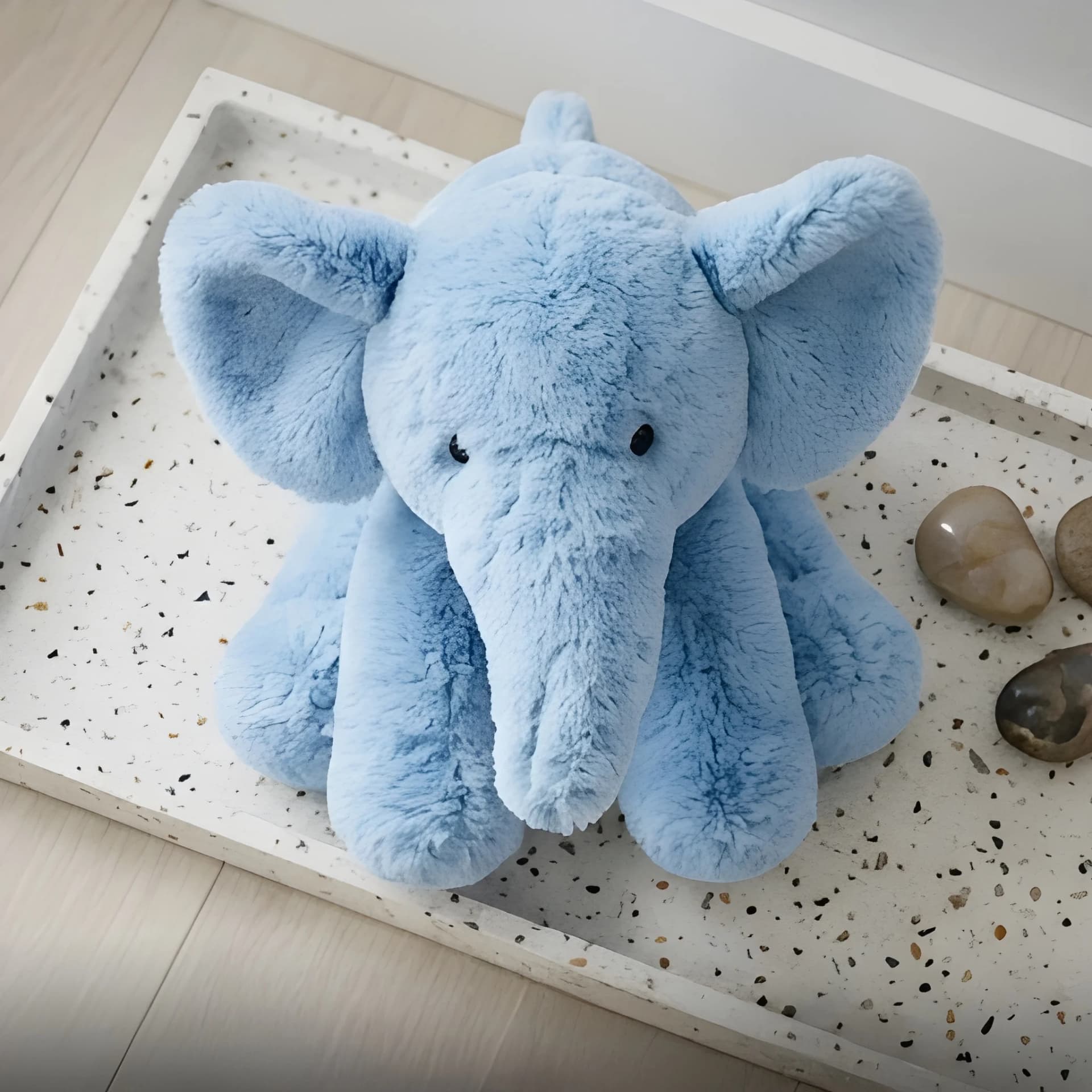 Elephant Soft Toy – Soft & Cuddly Plush Toy | Sitting Elephant with Floppy Ears