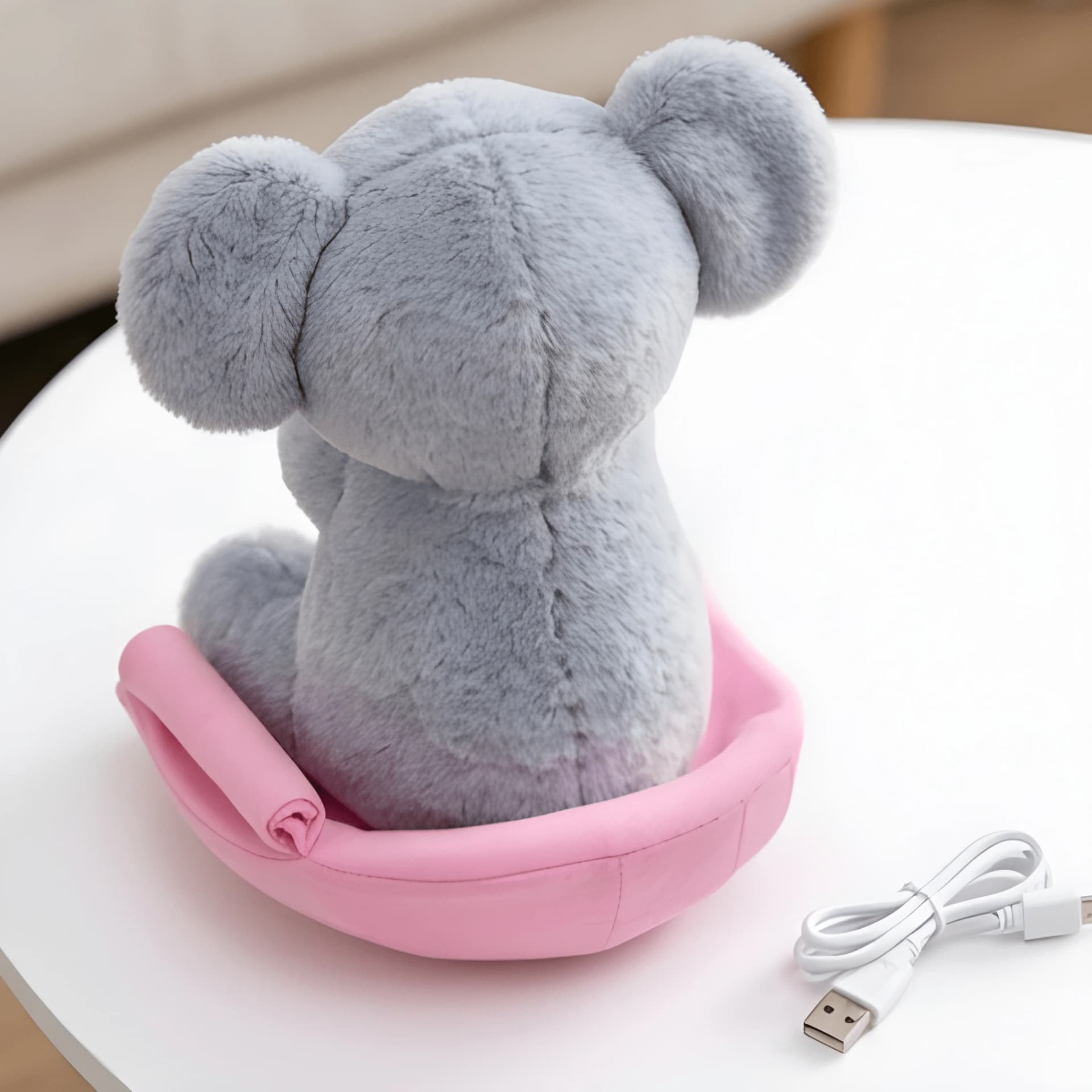 Musical Elephant Toy with Talk-Back & Rocking Base | USB Rechargeable Baby Toy – singing elephant toy