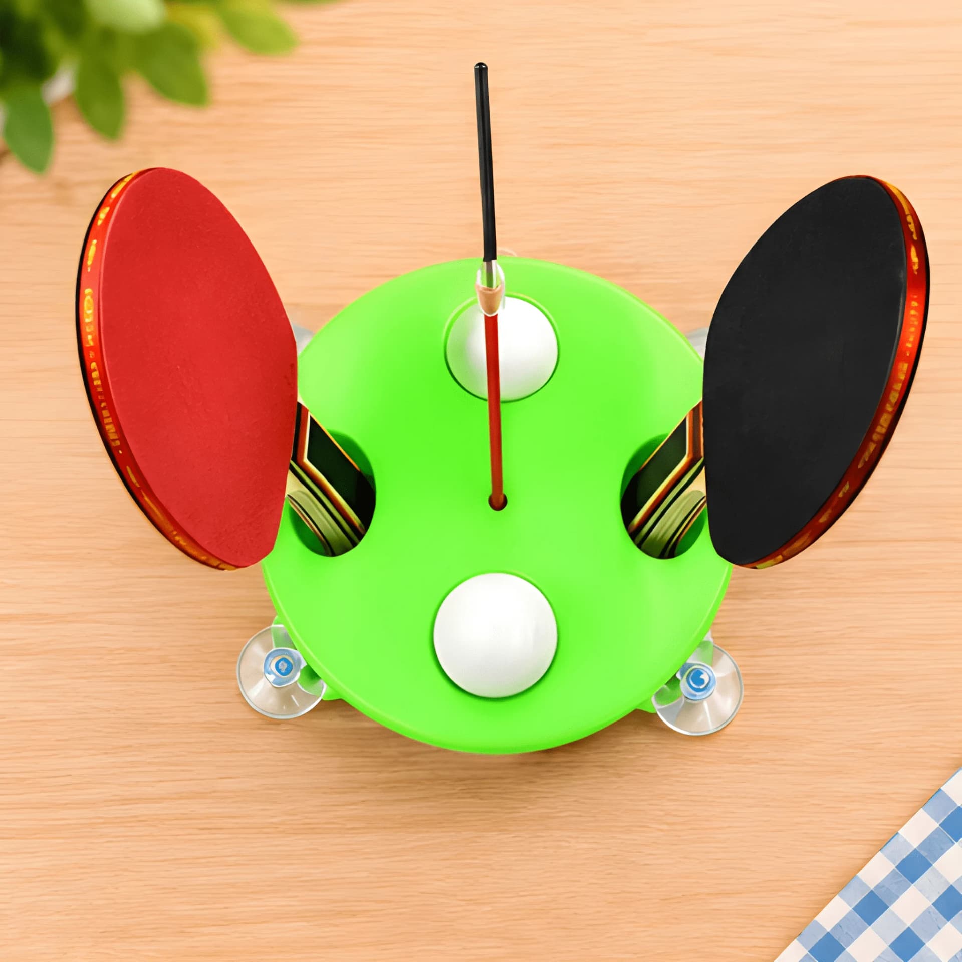 Table Tennis Set – Practice Paddles with Ball & Base – table tennis trainer