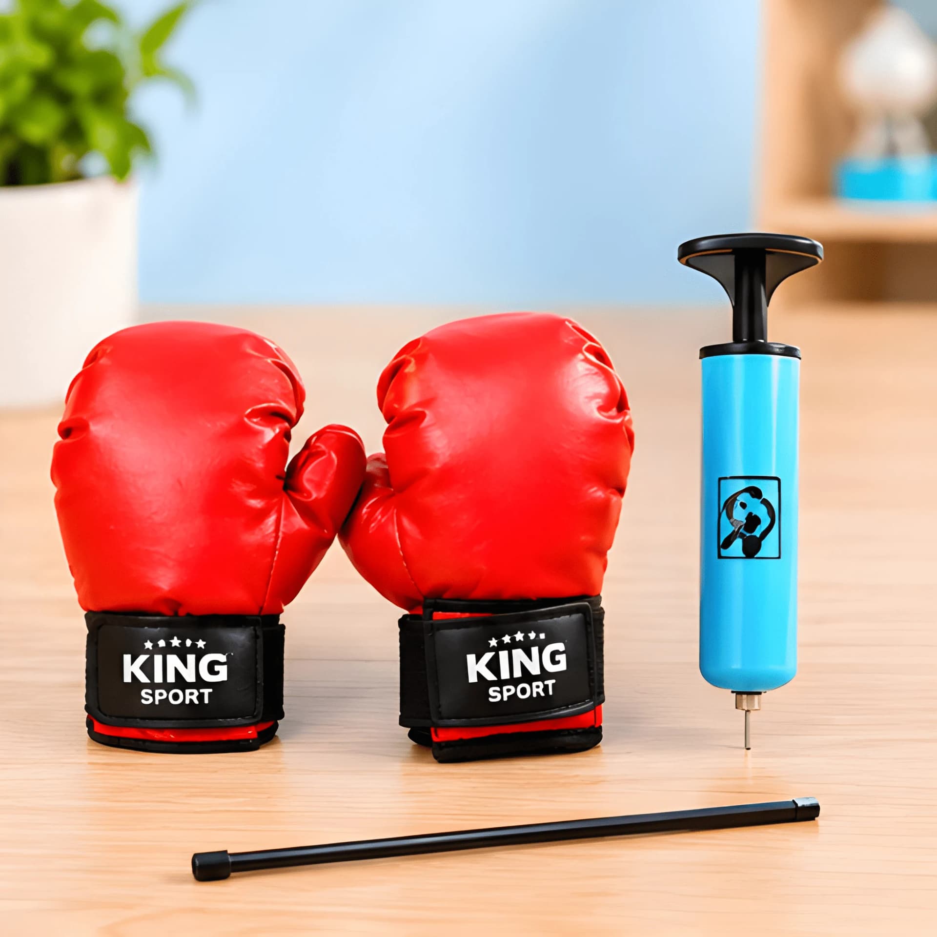 Punch Boxing Stand for Kids with Gloves & Pump | Adjustable Punch Ball – kids boxing set