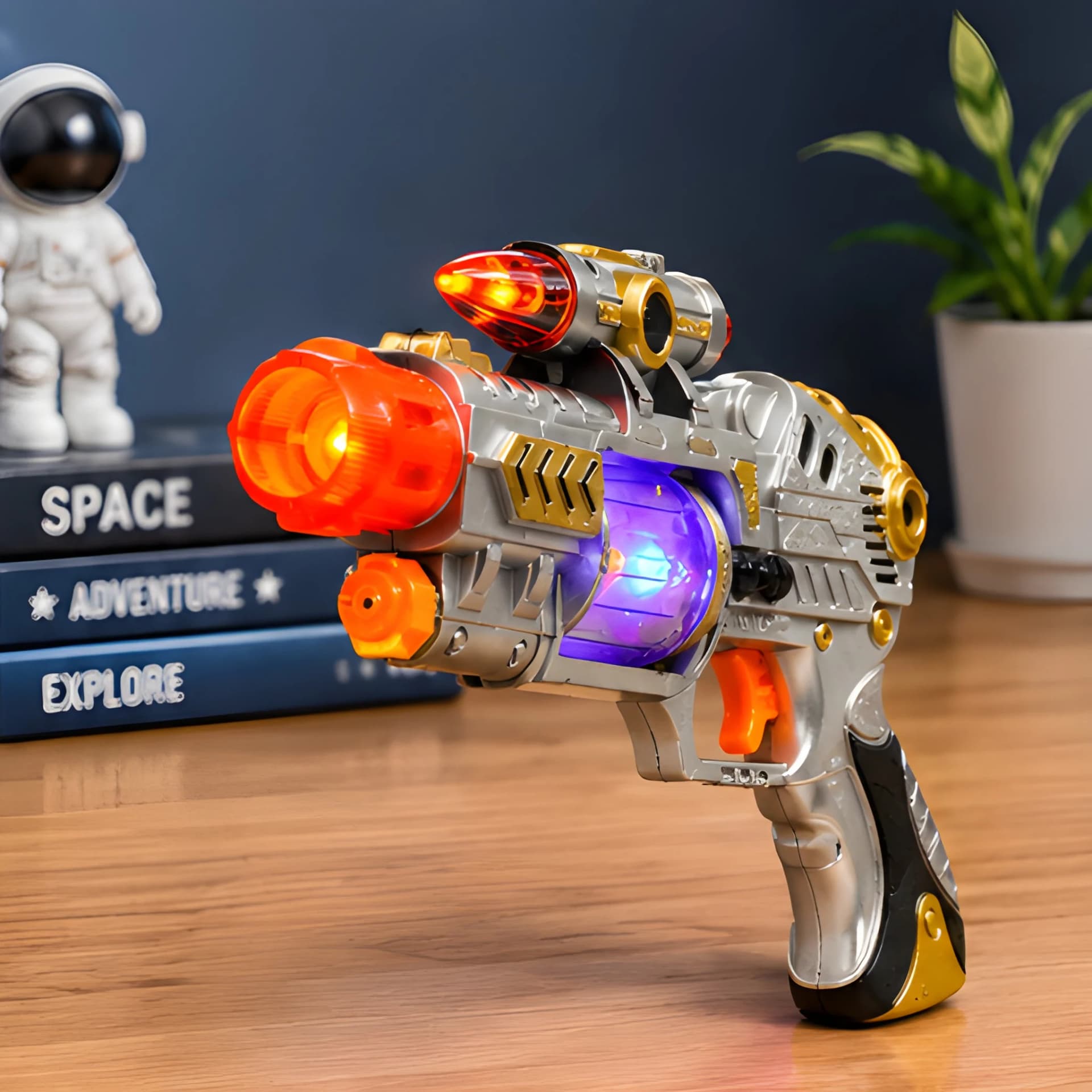 Laser Gun for Kids – Army Style Toy with Light, Sound & Vibration – kids laser gun