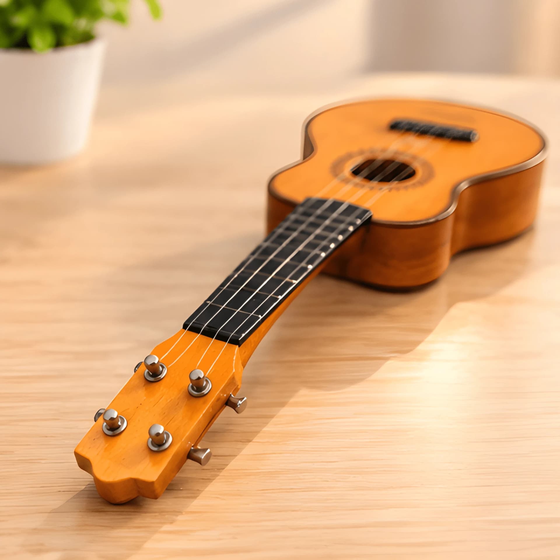 Classic Guitar Toy for Kids – Wooden Design Musical Instrument – view 3