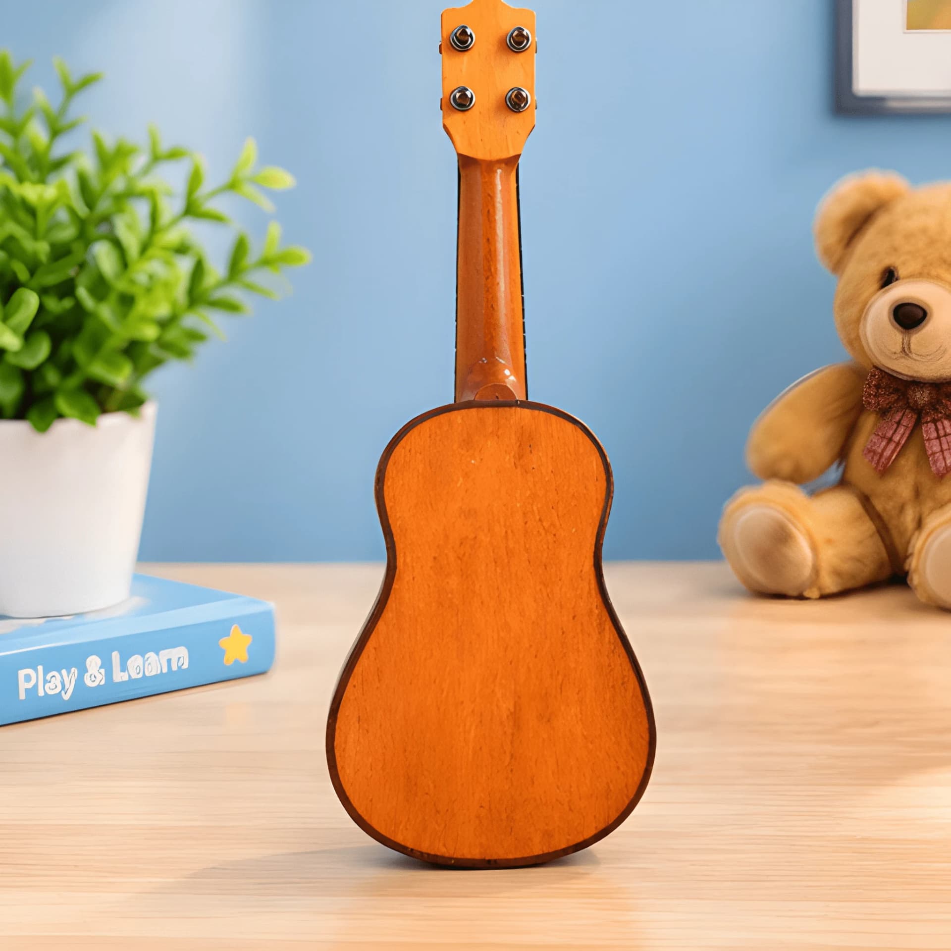 Classic Guitar Toy for Kids – Wooden Design Musical Instrument – view 4