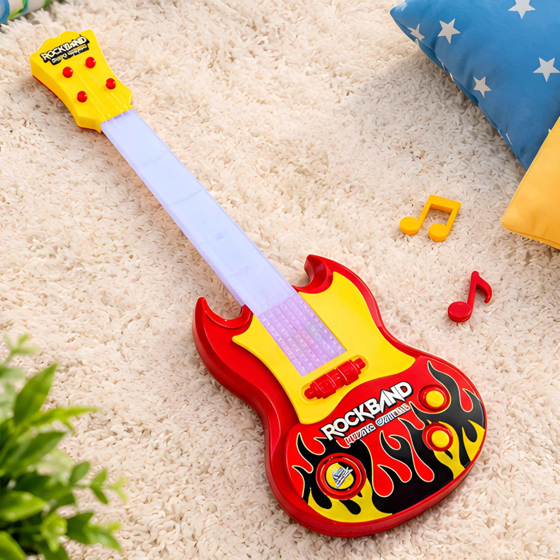 Music Guitar Toy – Battery Operated Musical Toy for Kids – electronic musical toy