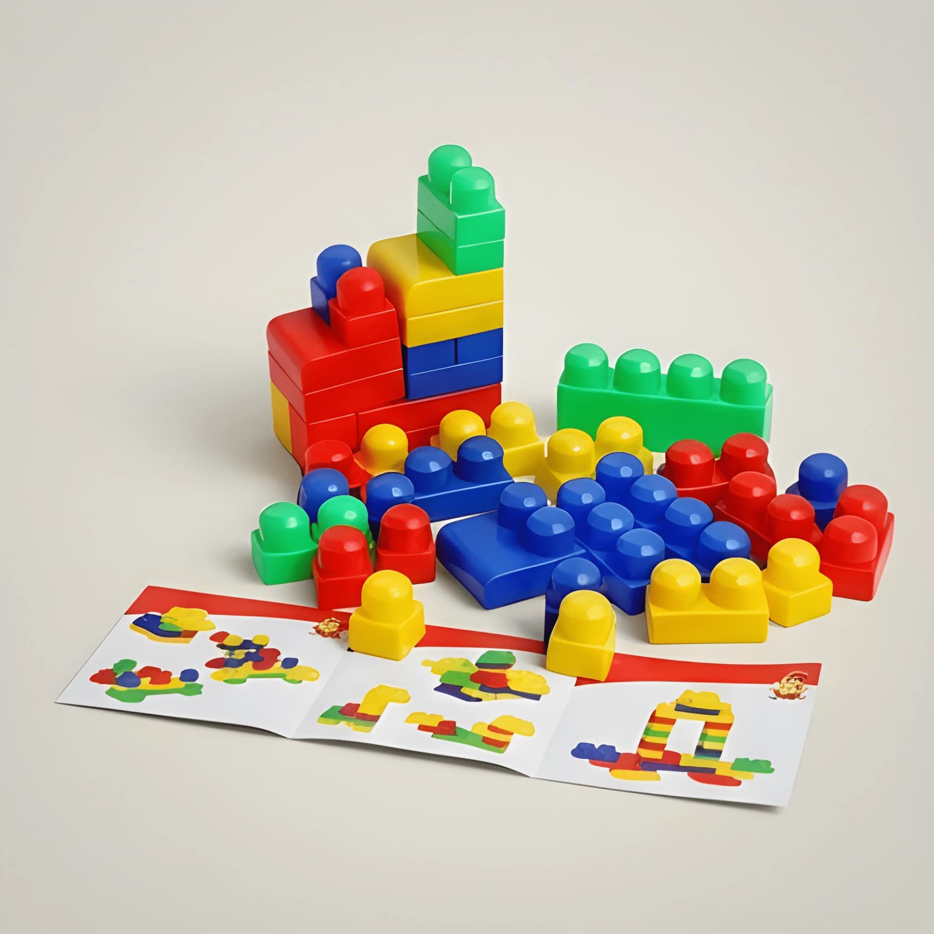 Train Block Building Set – Creative Construction Toy for Kids