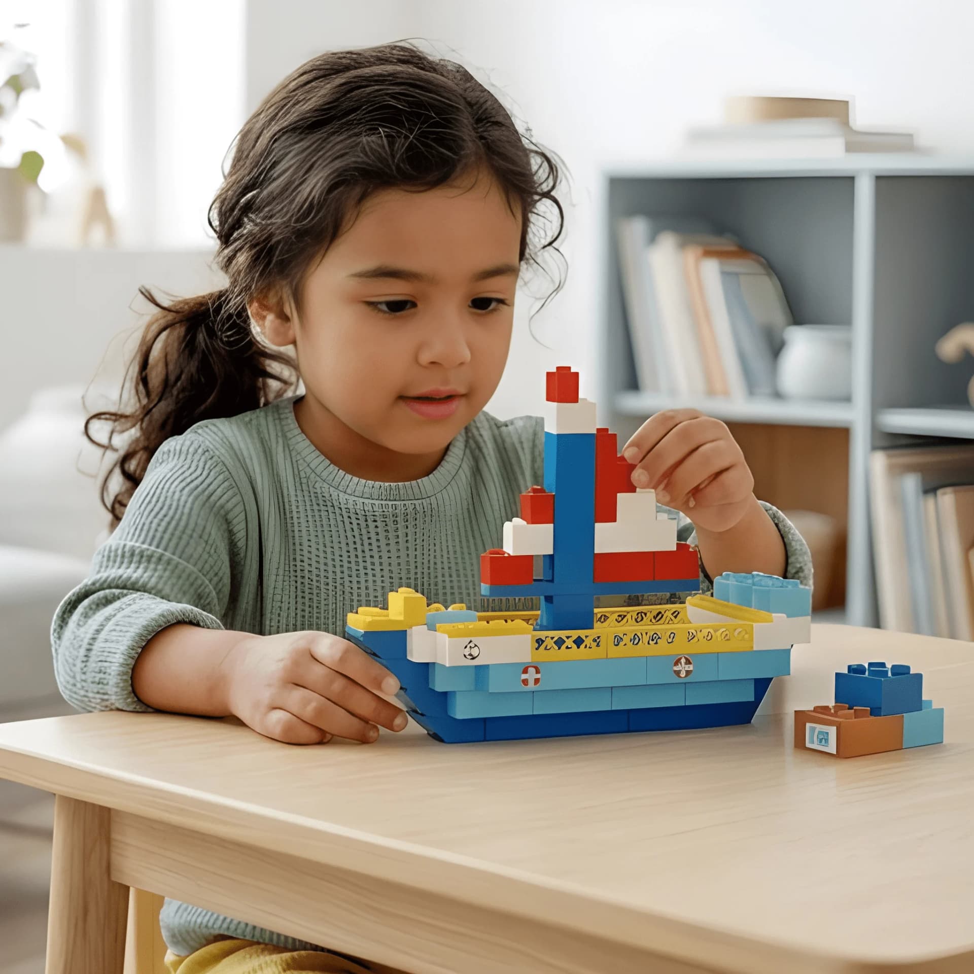 Boat Blocks Set – Build Your Own Boat Construction Toy – view 3