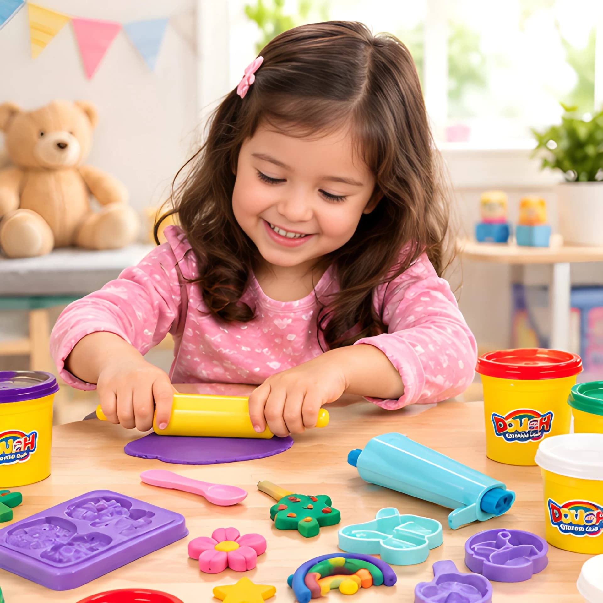 Creative Clay Dough Set for Kids – Moulds, Tools & Colourful Clay – view 2