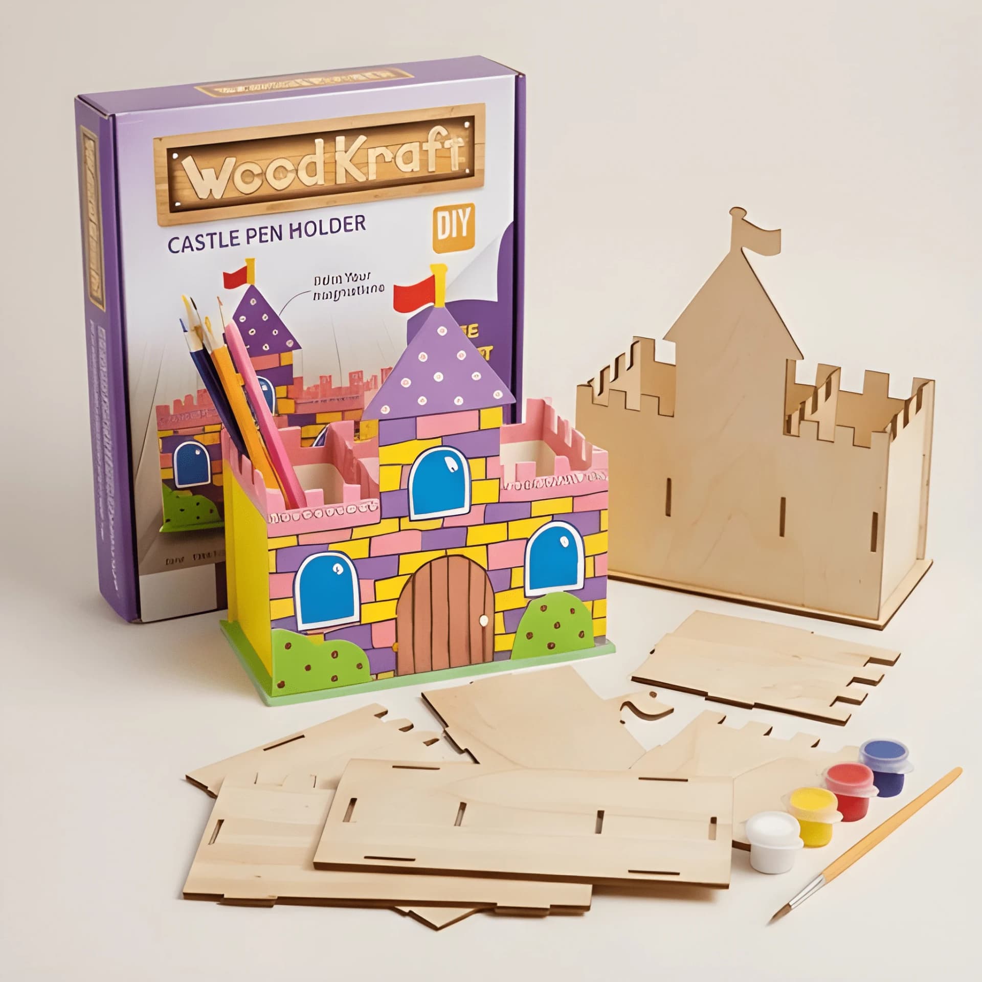 Build Your Own Castle Kit – DIY Painting & Craft Set for Kids