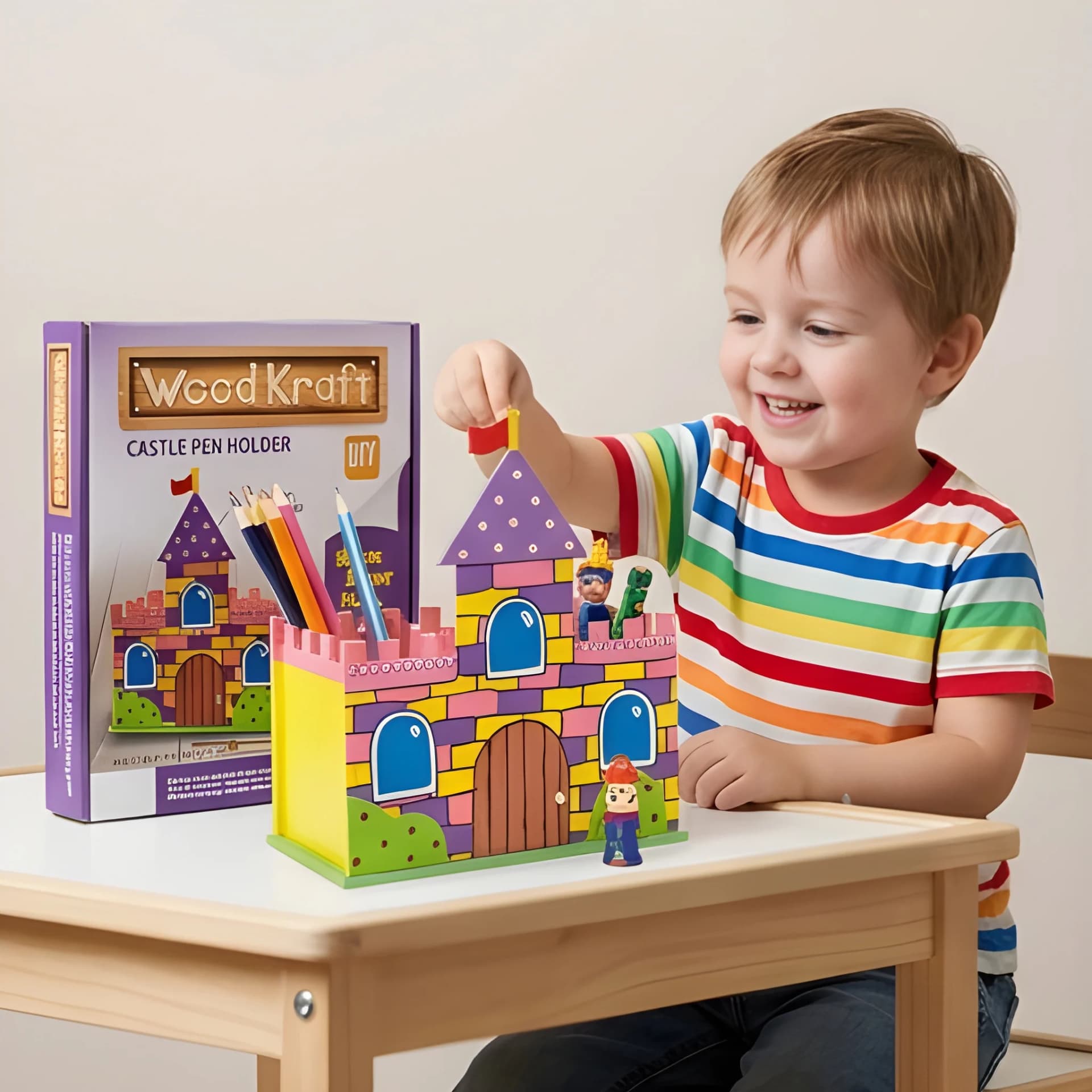 Build Your Own Castle Kit – DIY Painting & Craft Set for Kids – diy castle kit