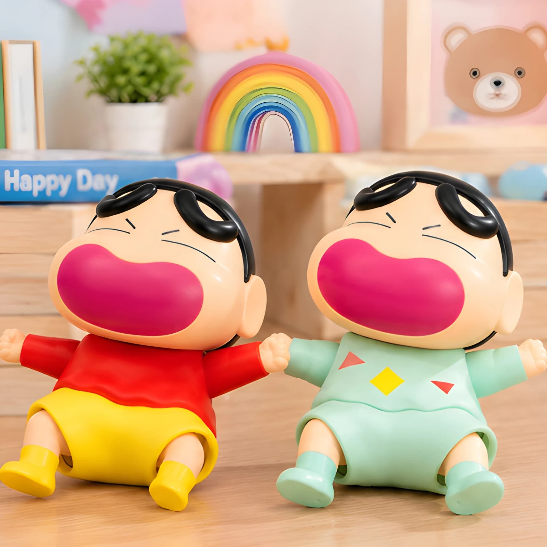 Shinchan Character Toy – Jumping Cartoon Figure for Kids