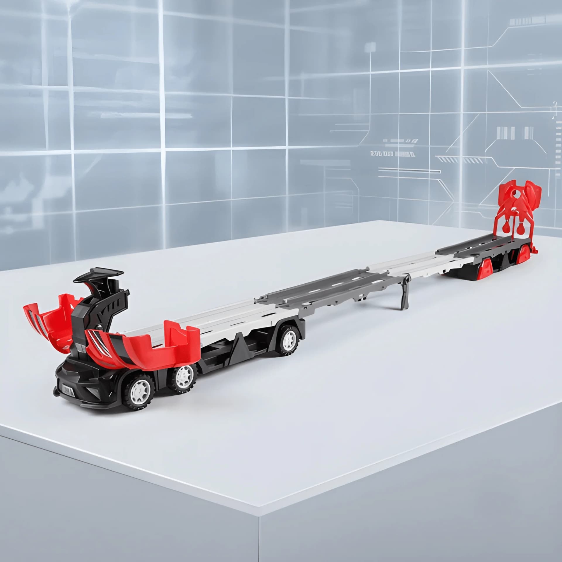 Die Cast Truck with 12 Mini Cars – Metal Toy Vehicle Set – car and truck set
