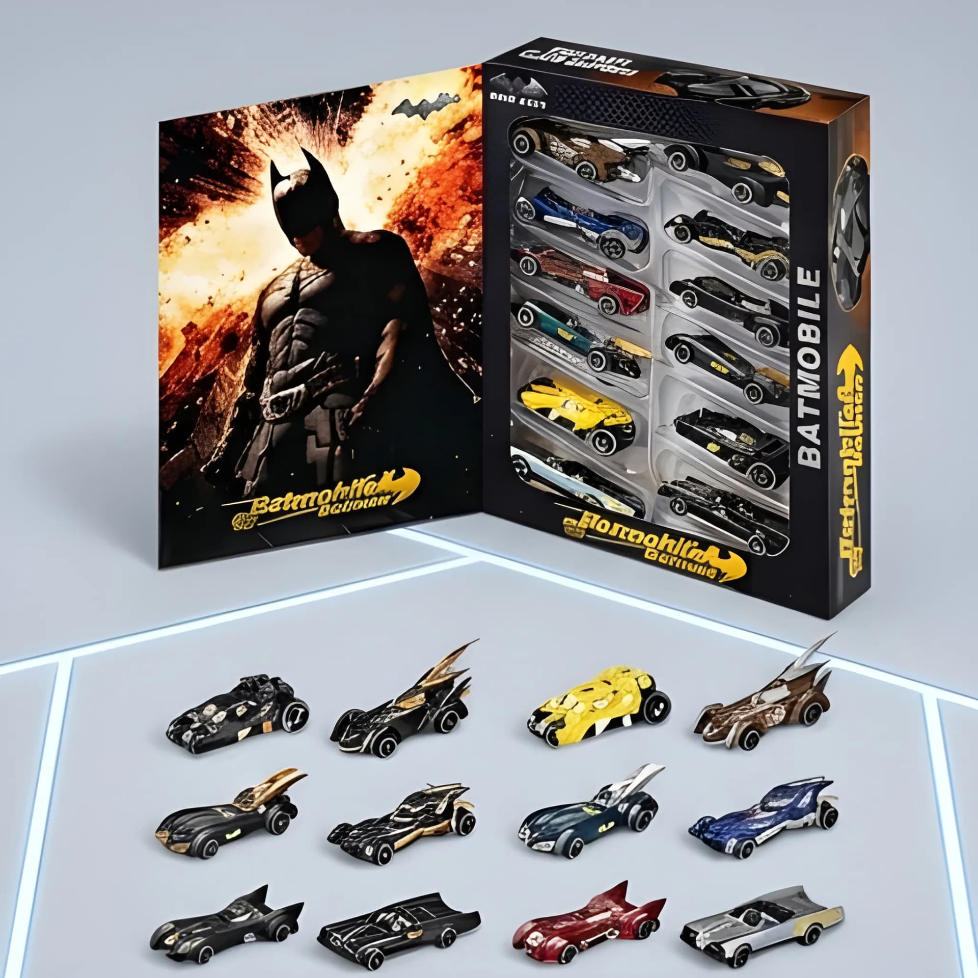 Die-Cast Car Set – 12-Piece Metal Toy Vehicle Collection