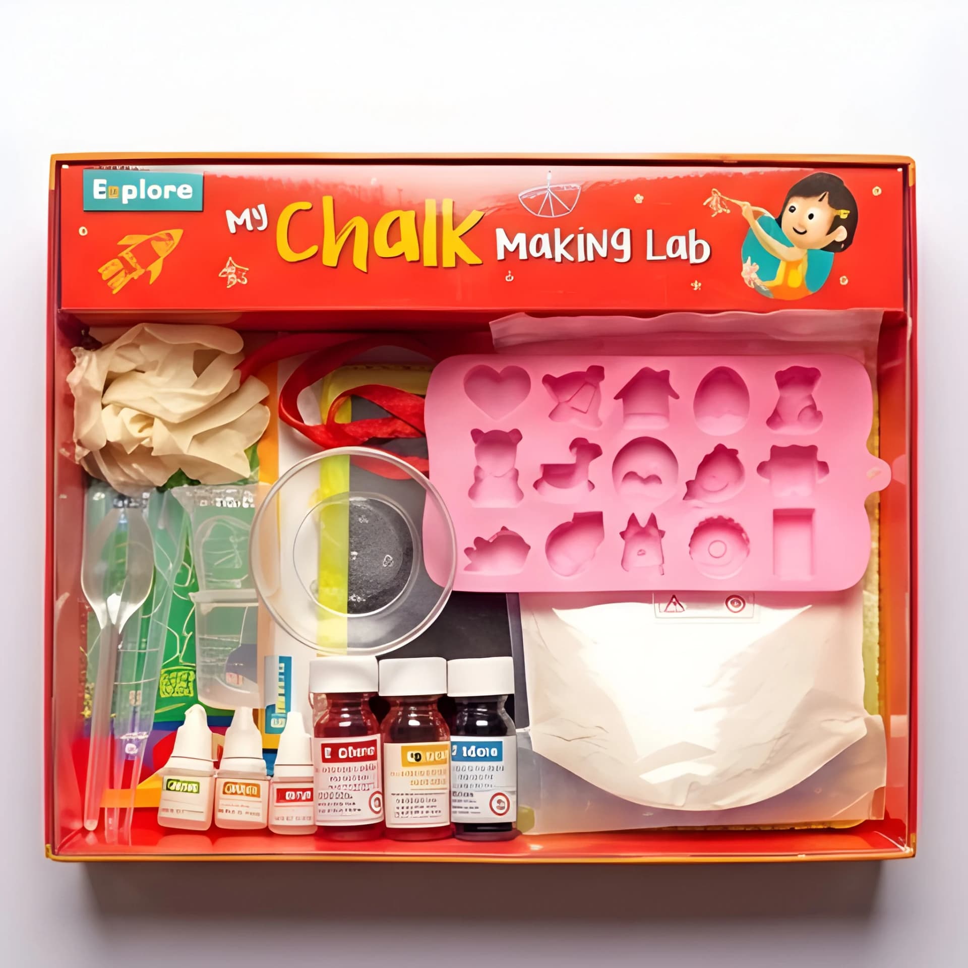 DIY Chalk Making Kit for Kids – STEM Learning Activity Set – view 2