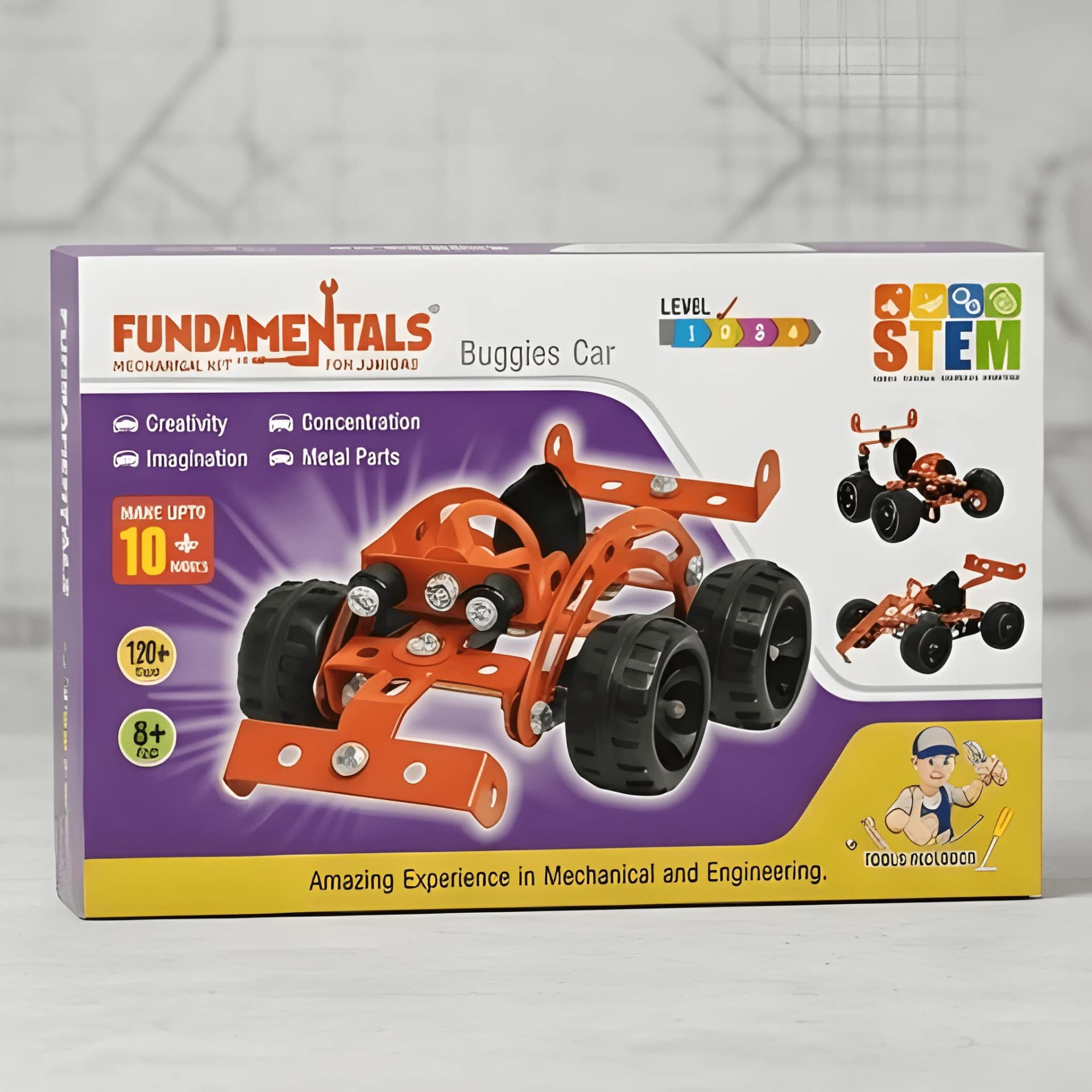 Build Your Own Car Kit – Metal Parts STEM Toy