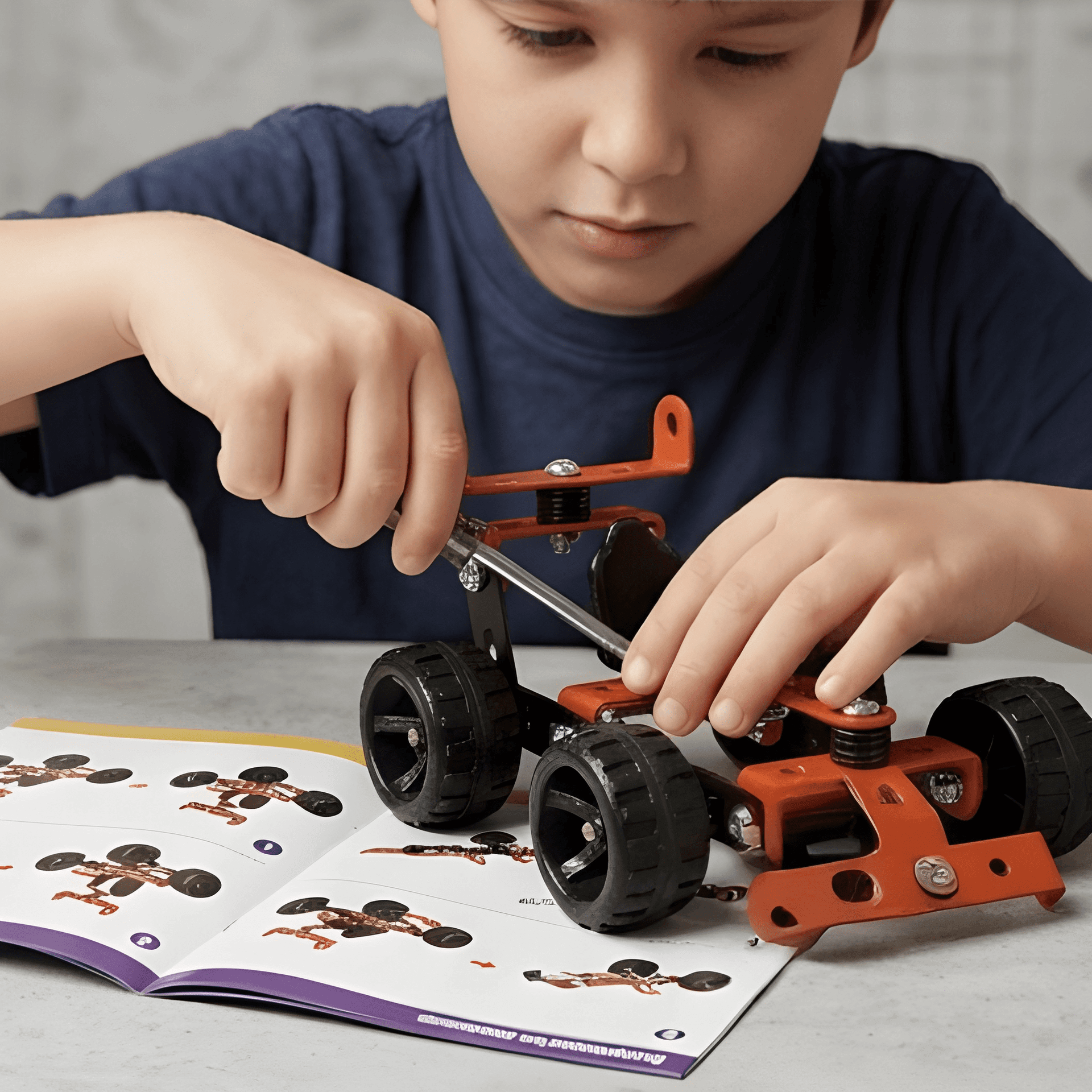 Build Your Own Car Kit – Metal Parts STEM Toy – diy car building set