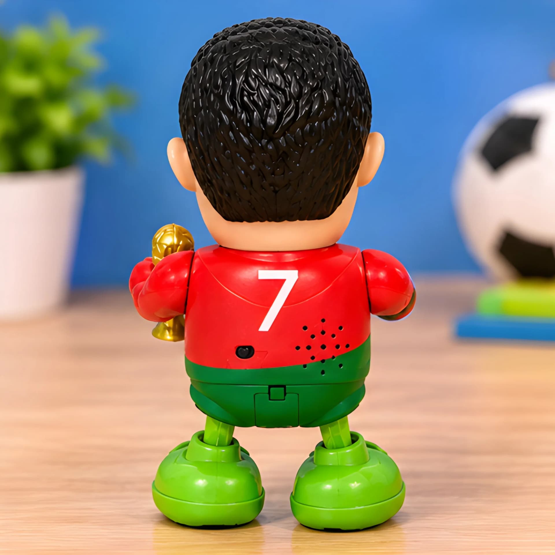 Ronaldo Football Player Toy – Lights & Music Soccer Figure – ronaldo soccer figure