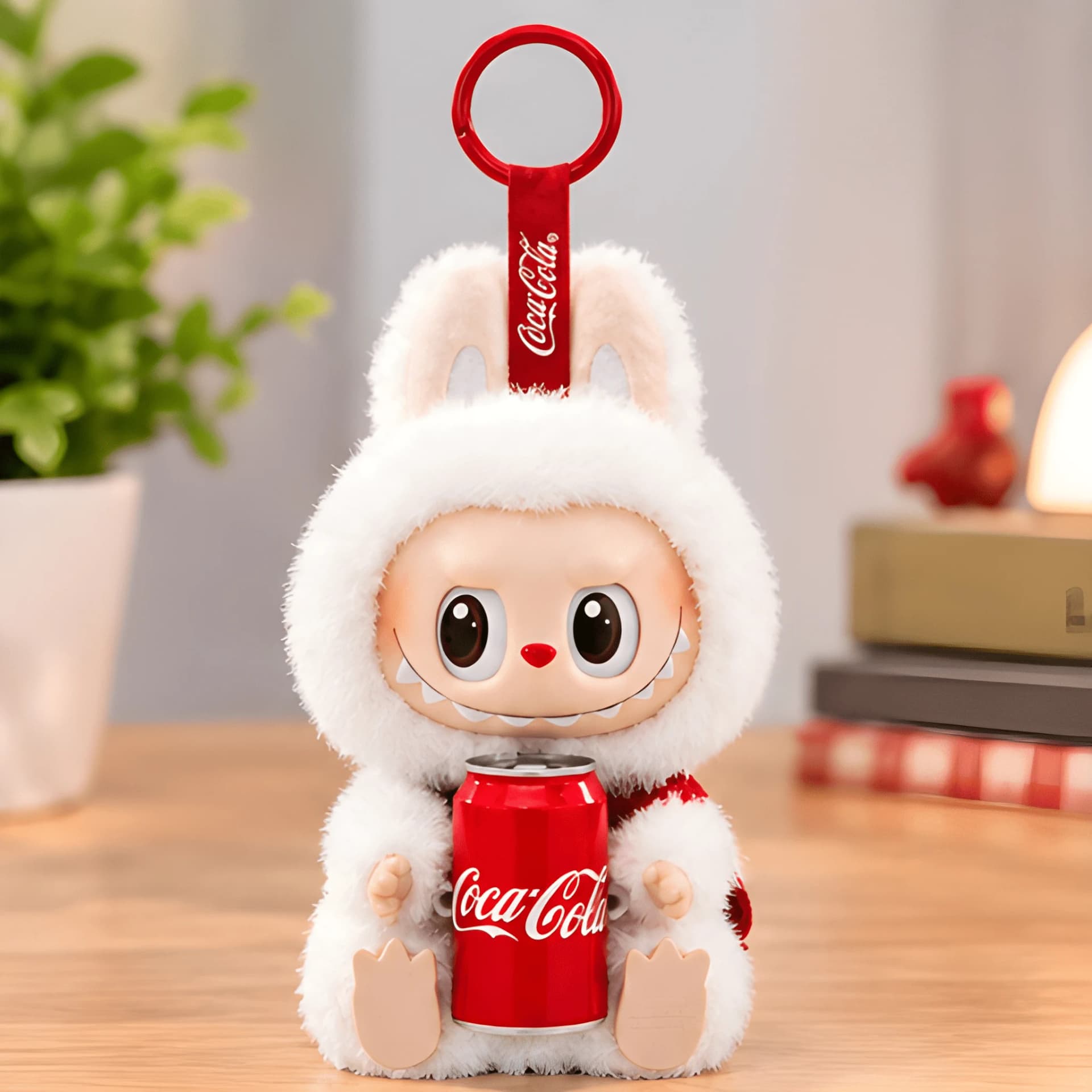 Coca-Cola Labubu Keychain – 2-Piece Collectible Figure Combo – cute character keychain