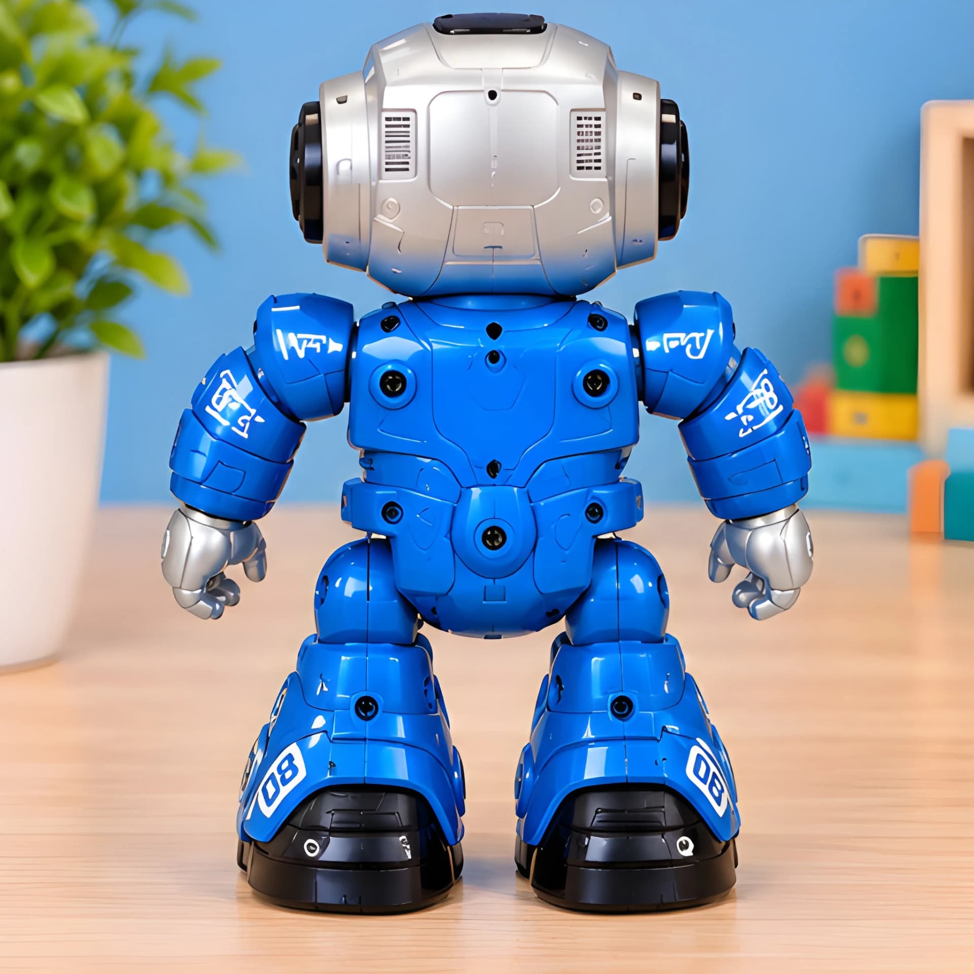 Smart Robot Toy – Remote Control Walking Robot with Lights & Music – remote control robot