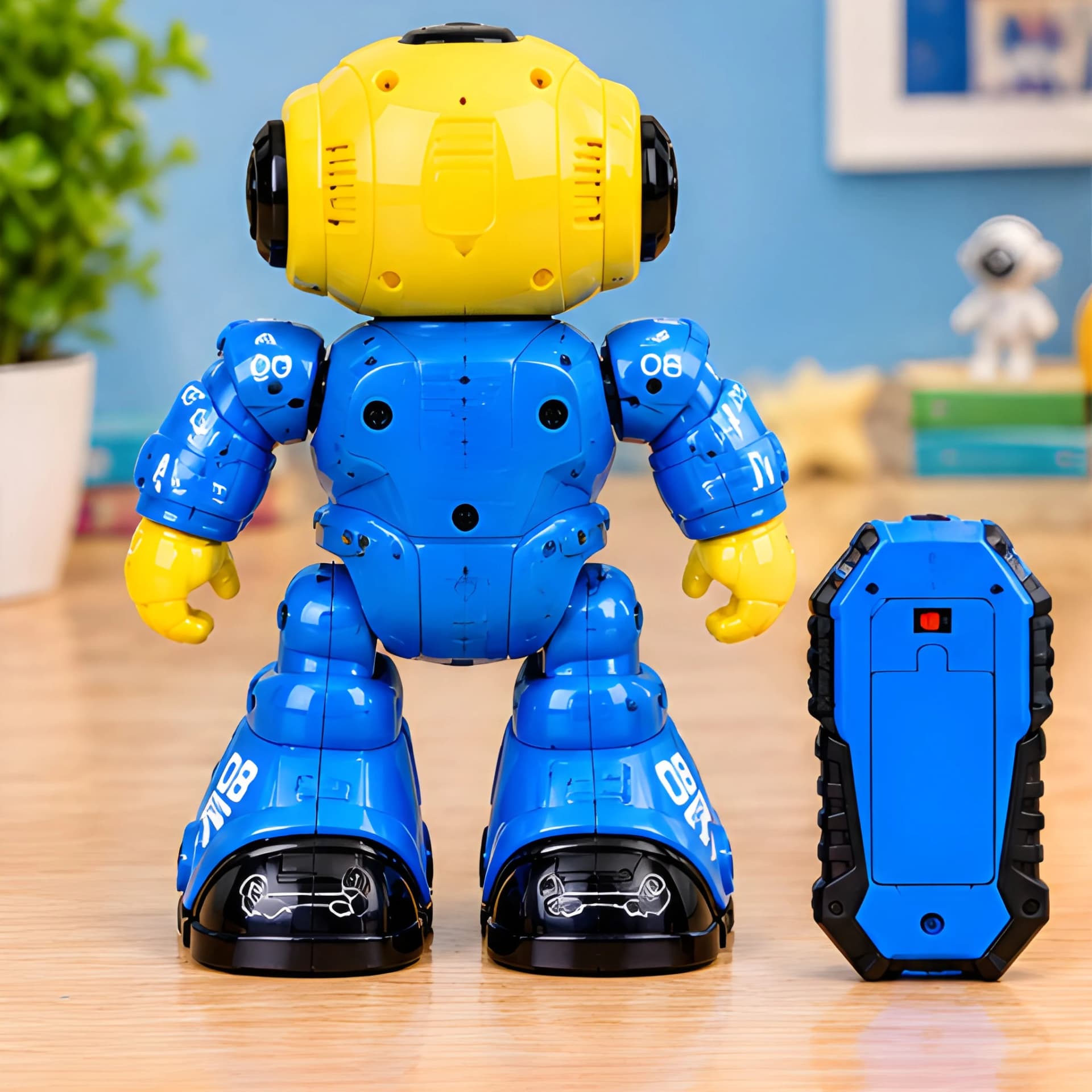 Smart Robot Toy – Remote Control Walking Robot with Lights & Music – walking robot toy