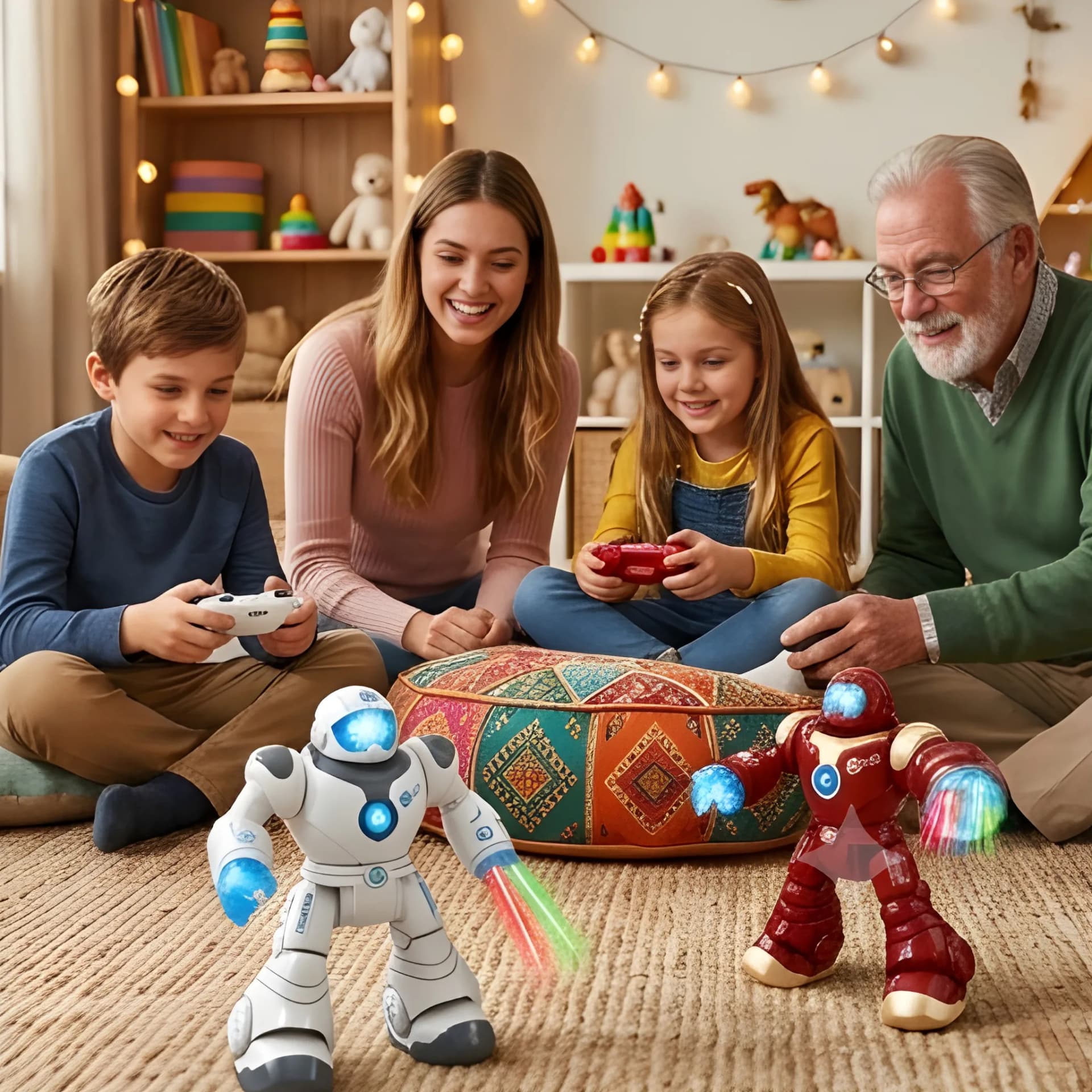 Remote Control Robot Toy with Light Effects – view 5