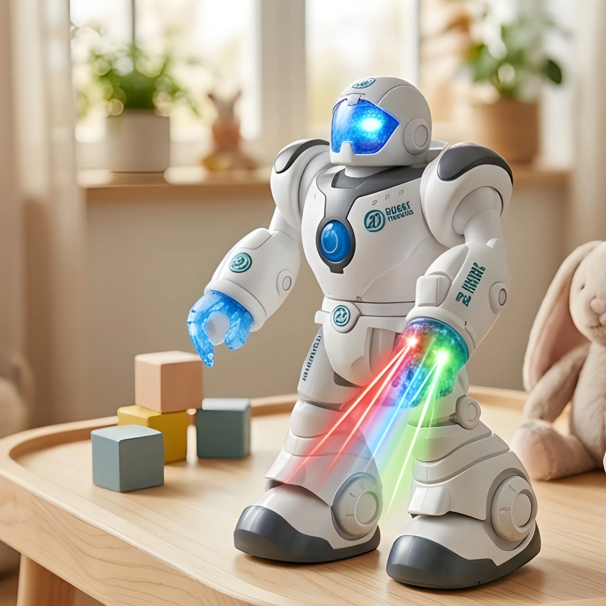 Remote Control Robot Toy with Light Effects – electronic robot toy