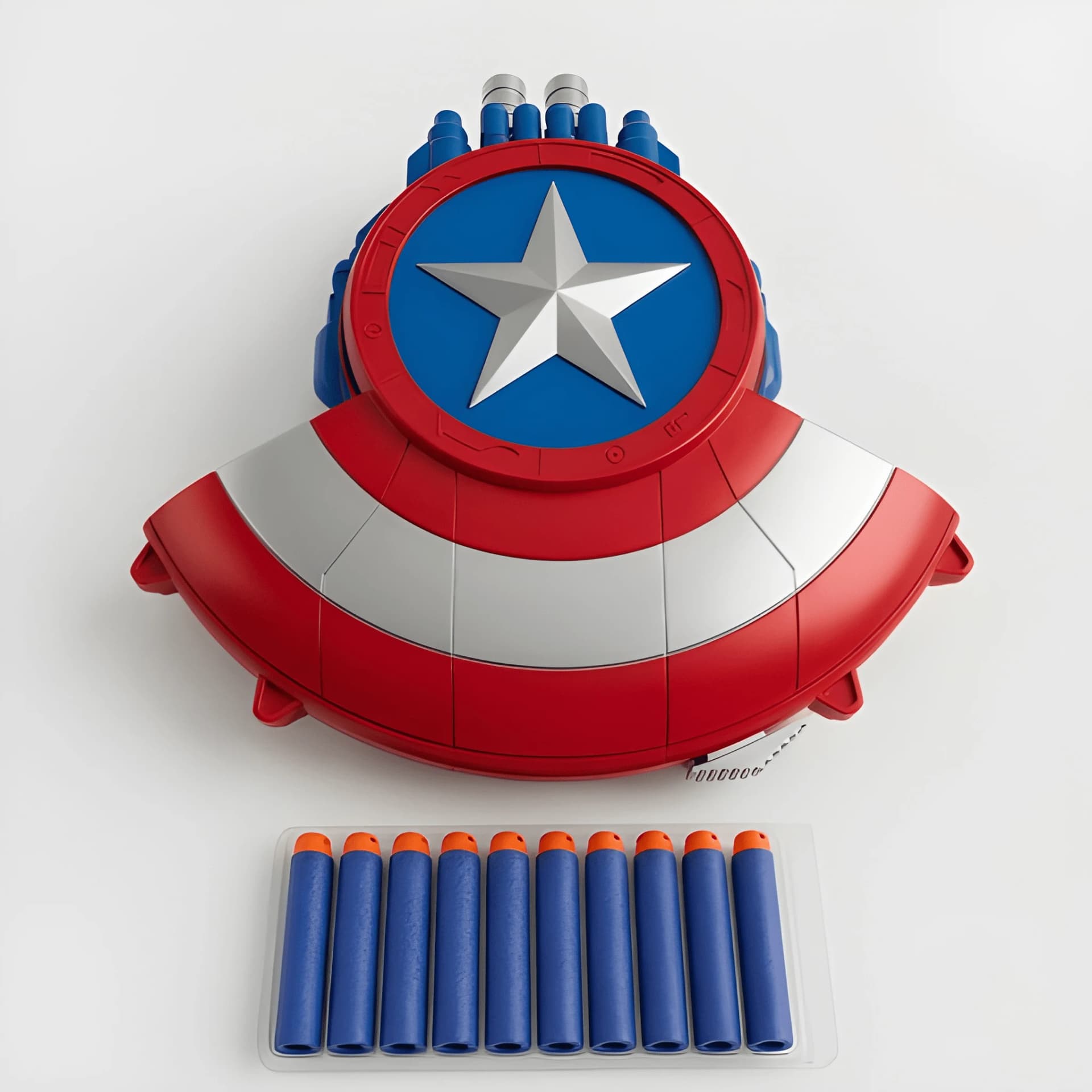 Shield Blaster Toy for Kids | Superhero Shield Shooter Gun with Foam Dart Blaster & Soft Bullets – view 2