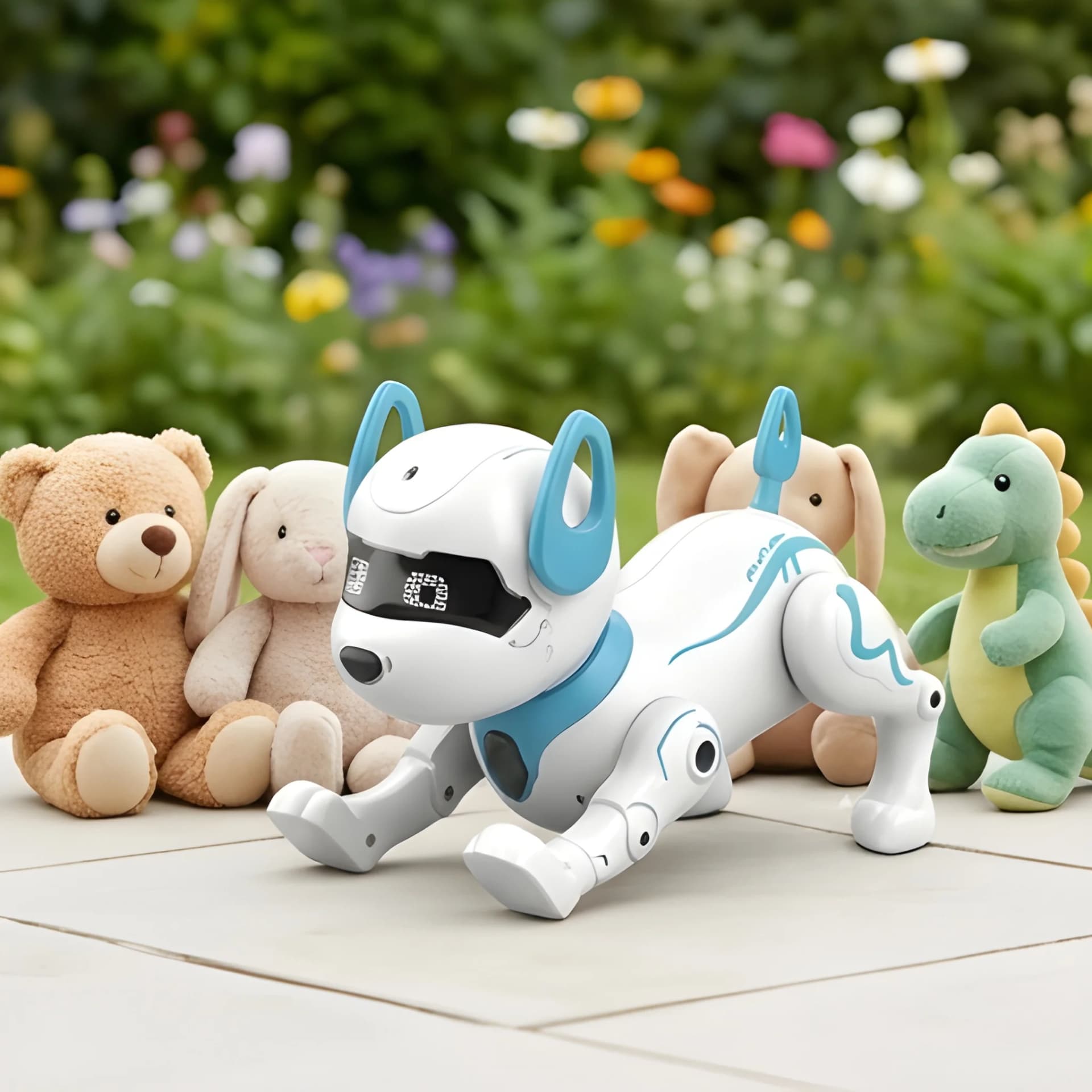 Stunt Dance Robot Dog Toy with Remote | Rechargeable RC Robot Puppy with Sound & Light – stunt robot dog