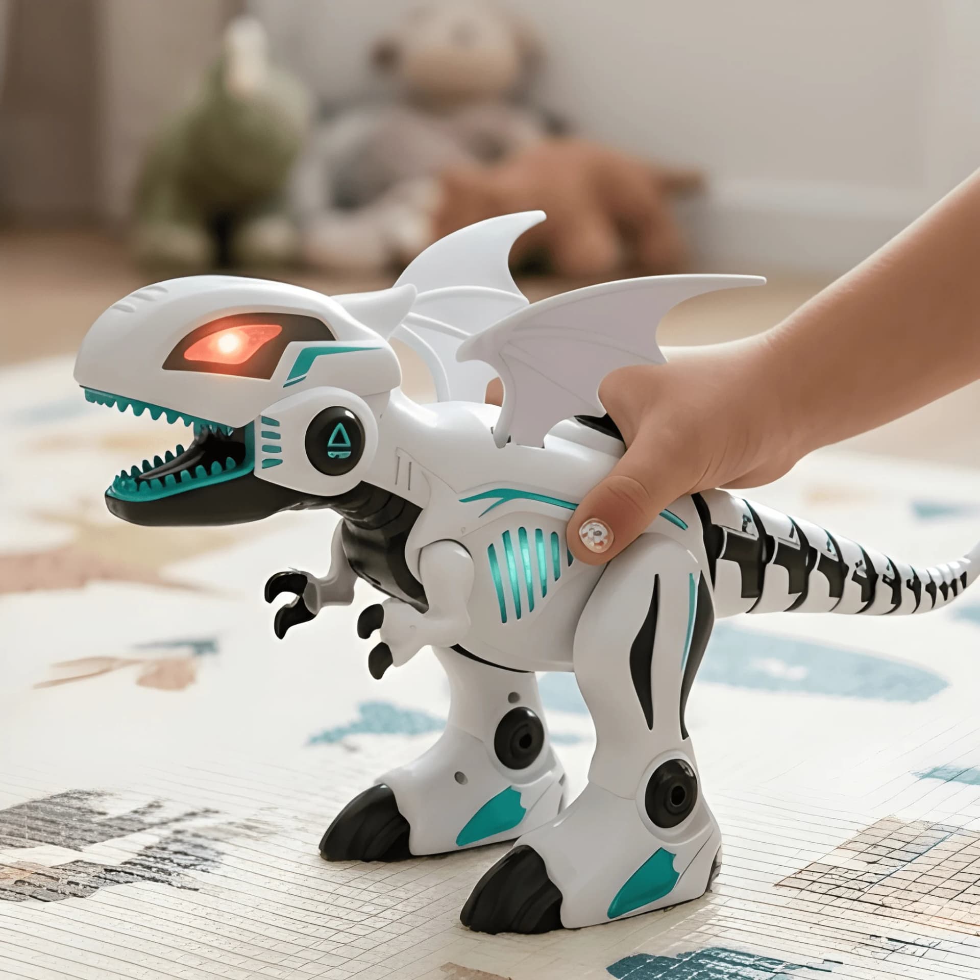 Remote Control Dinosaur Toy with Smoke Effect | Walking Dragon Dinosaur with Lights & Sound – dragon dinosaur toy
