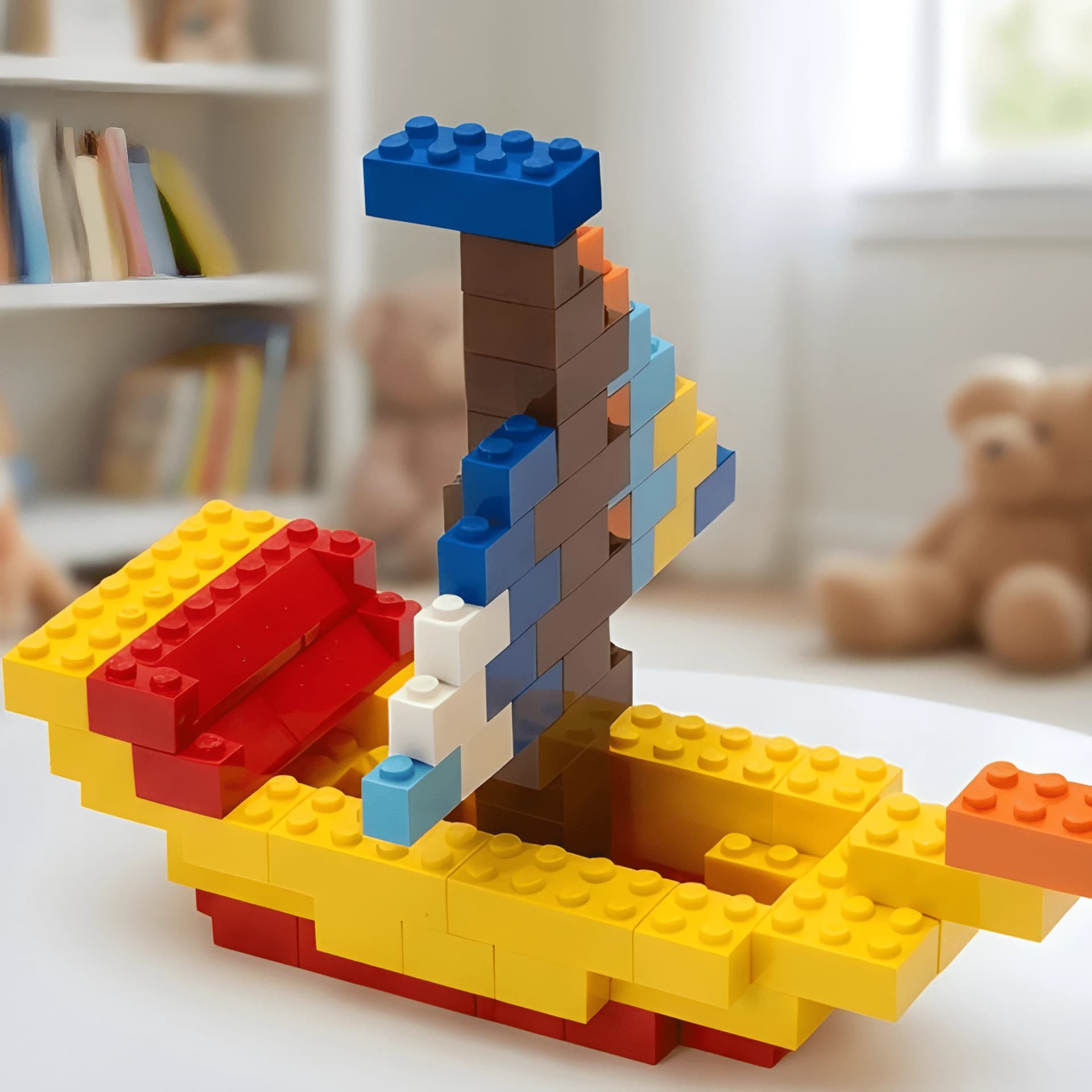 Building Blocks Set for Kids with Idea Book | Colourful Bricks – 500 Pieces – blocks toy 500 pieces