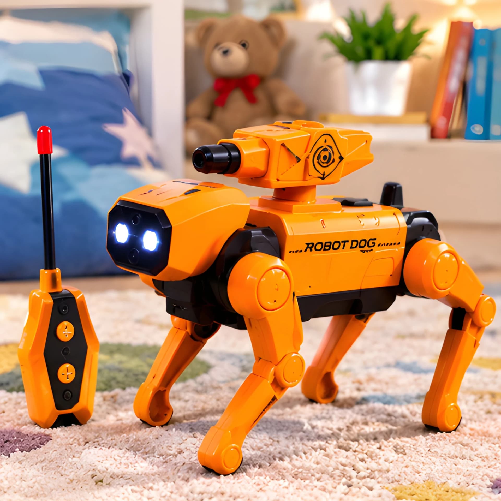 DIY Remote Control Robot Dog Toy | Build-Your-Own Robot Pet with Lights – smart robot dog for kids