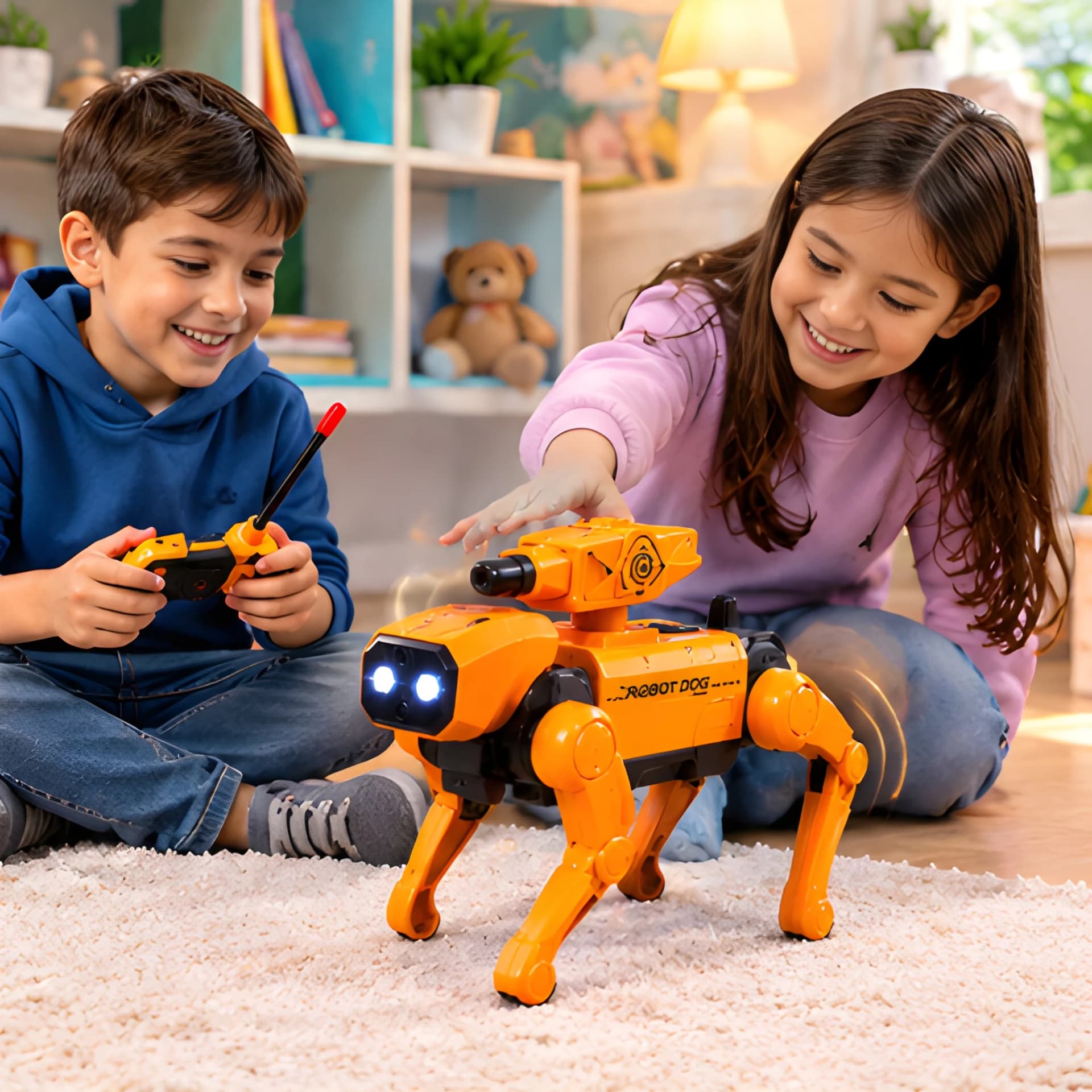 DIY Remote Control Robot Dog Toy | Build-Your-Own Robot Pet with Lights – robot dog with light effects