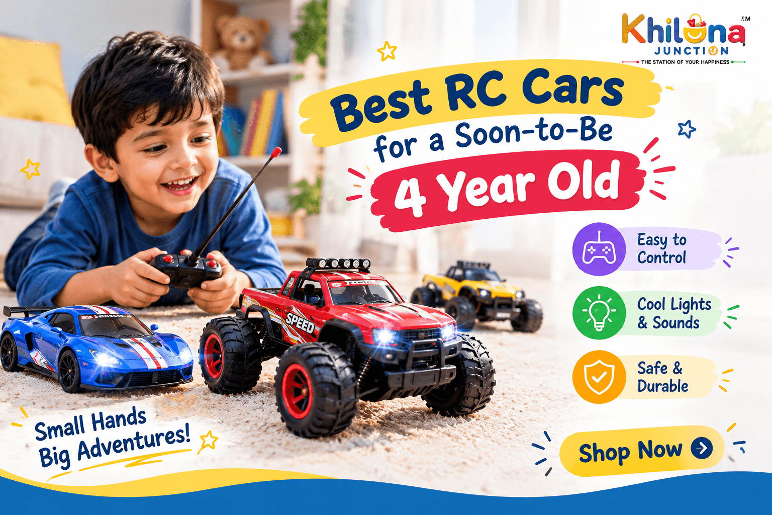 Best RC Cars for a Soon-to-Be 4 Year Old