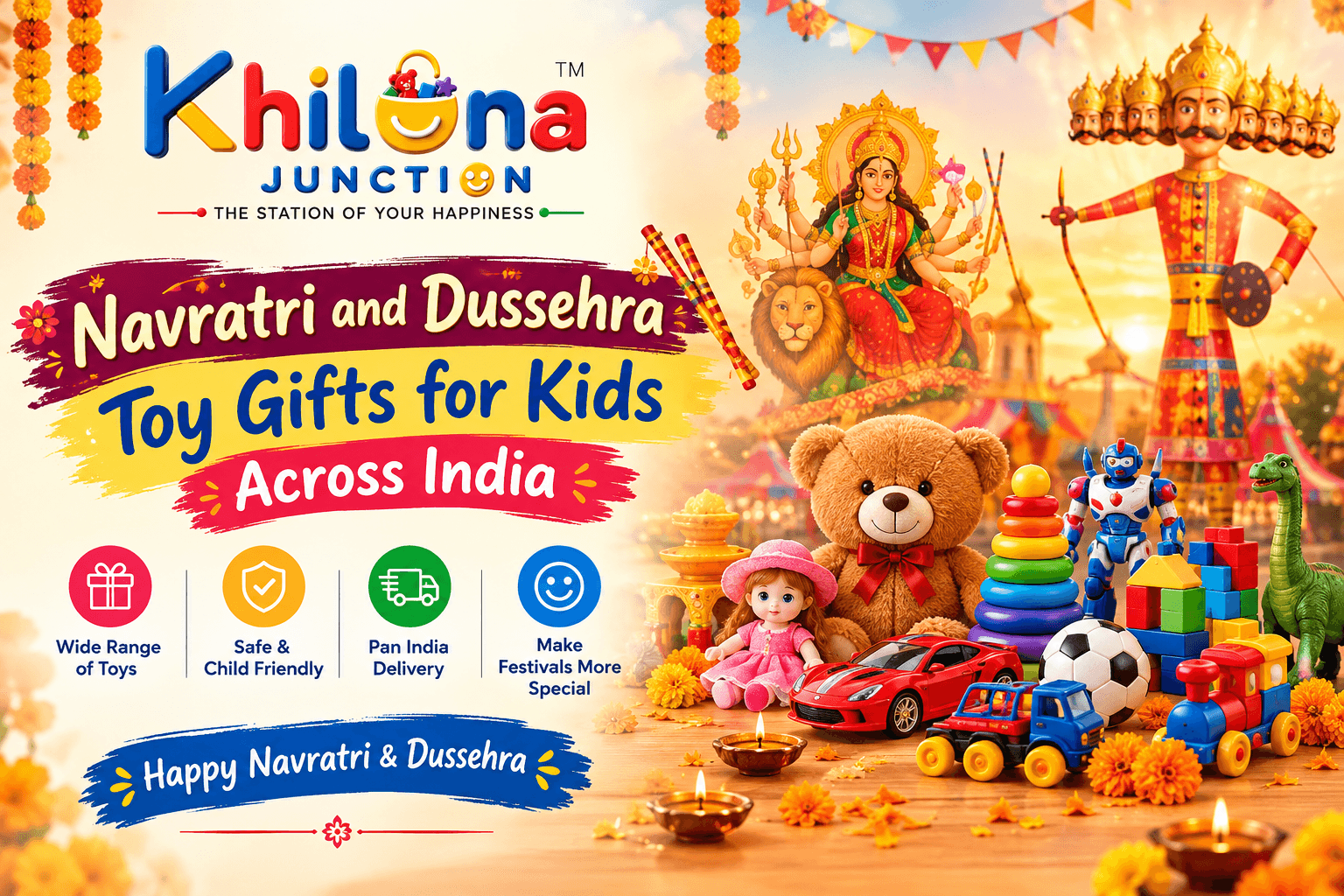 Navratri and Dussehra Toy Gifts for Kids Across India