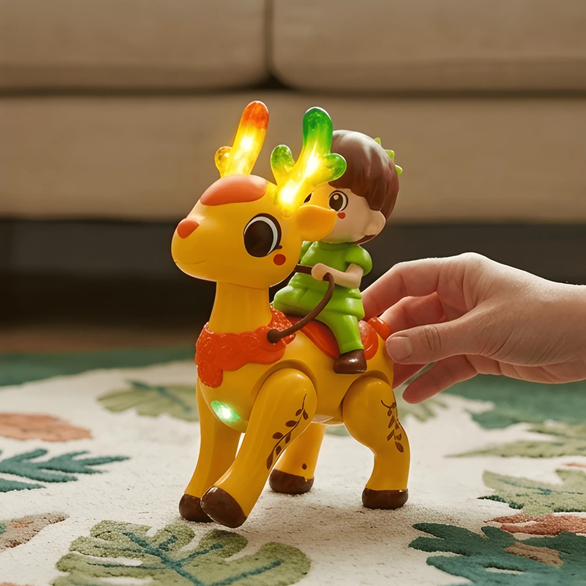 Musical Deer Walking Toy for Kids with Lights & Sound – dancing deer toy for kids