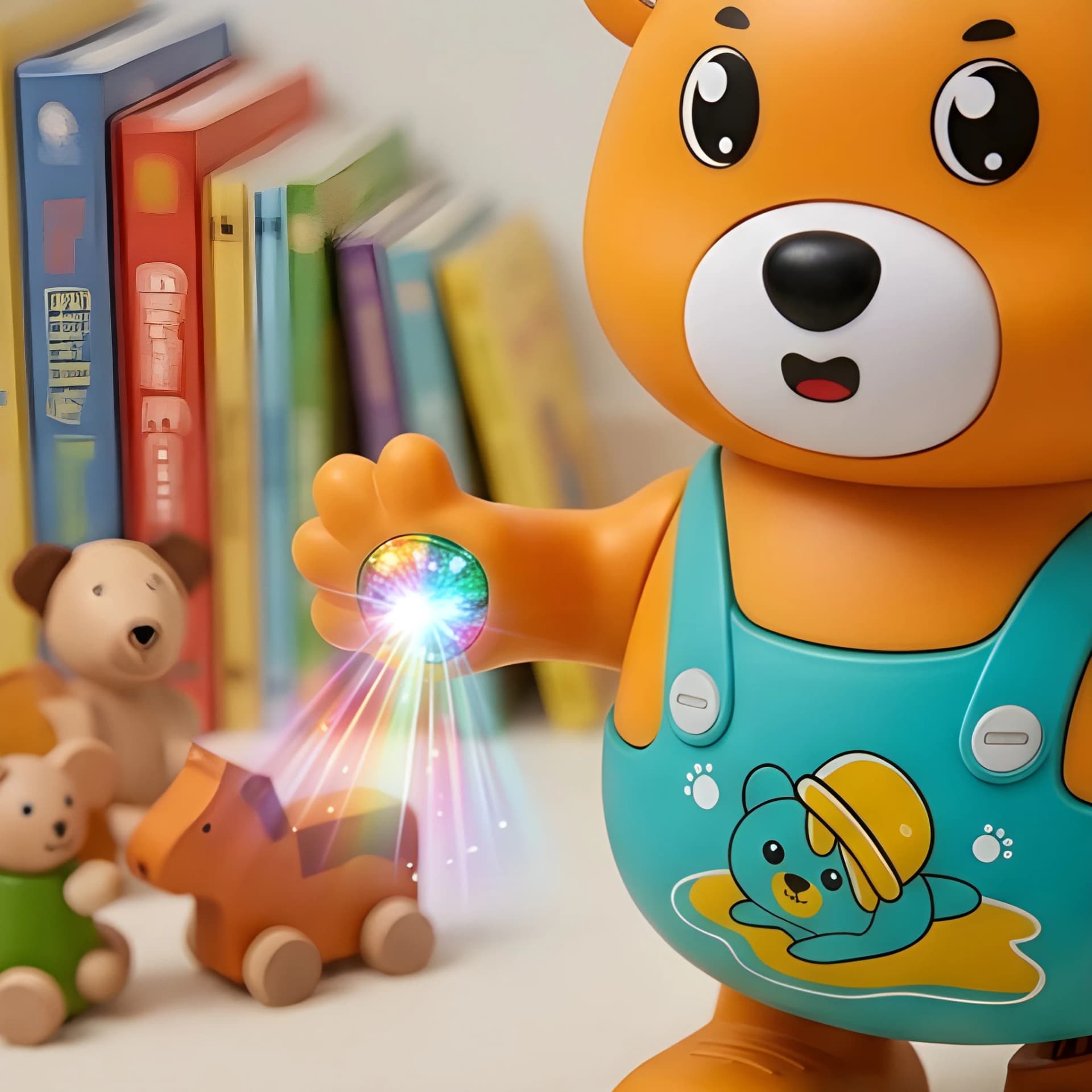 Teddy Bear Dancer Toy with Glowing Hands & Dynamic Music – musical bear toy