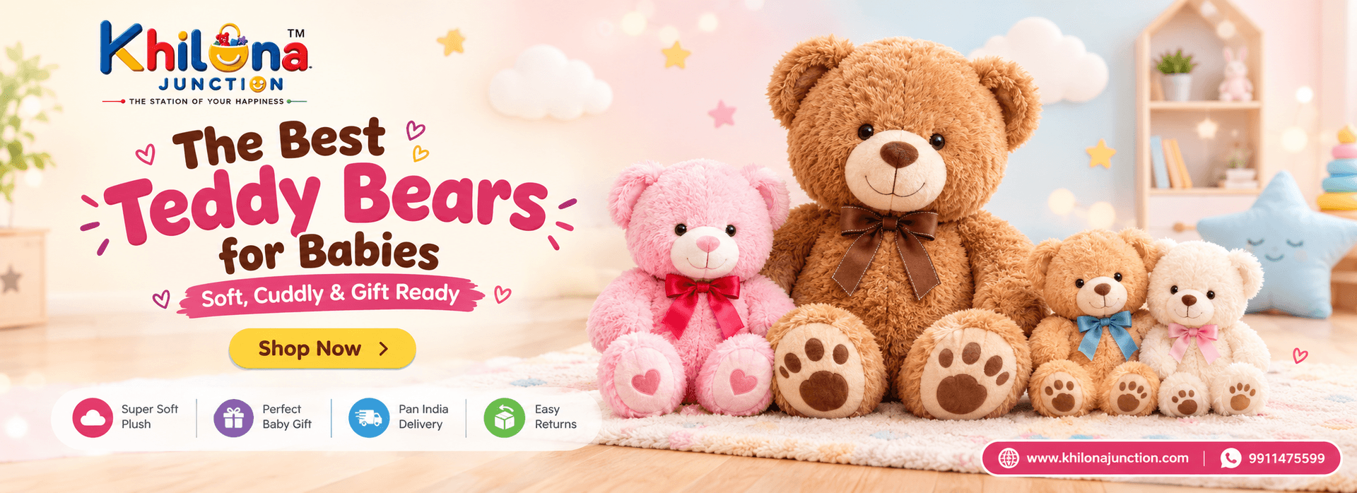 The Best Teddy Bears for Babies