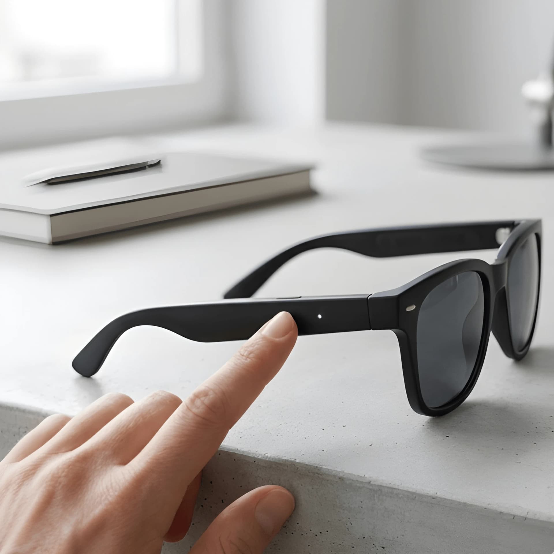 Calling Smart Sunglasses with Mic and Touch Controls – hands free sunglasses
