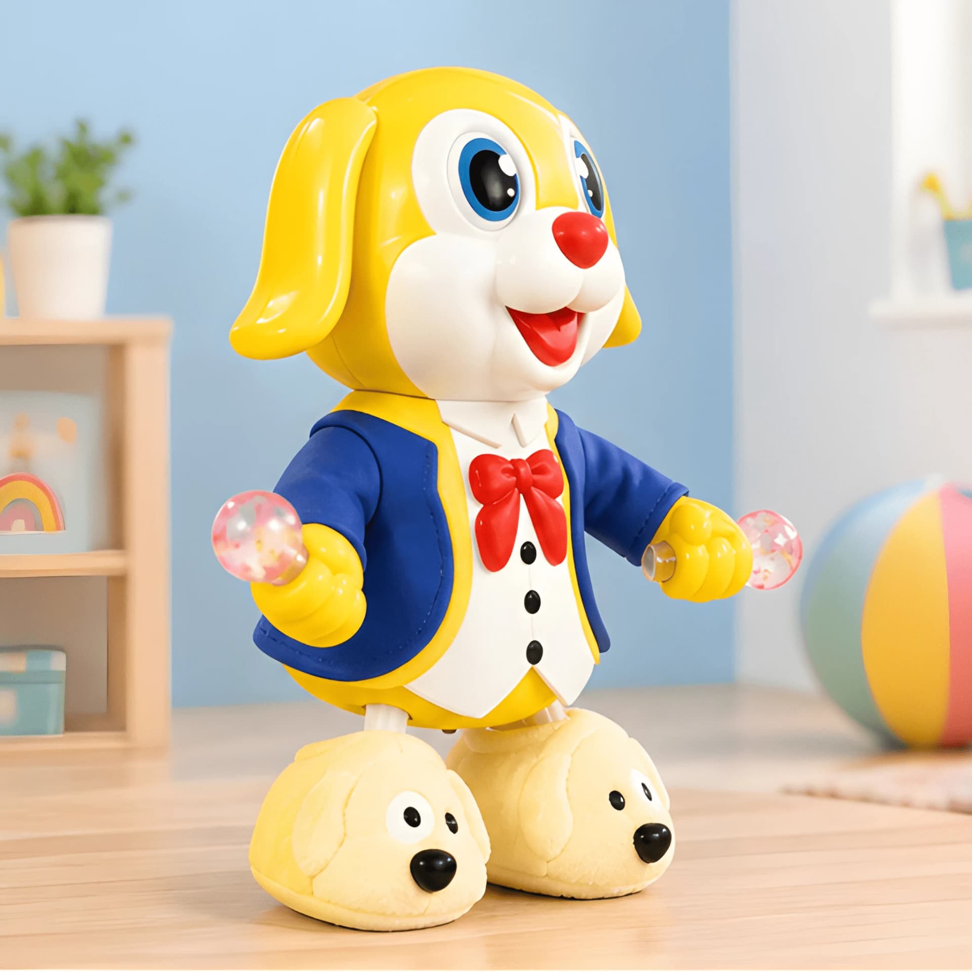Dancing Puppy Toy for Kids – Electric Dog Toy with Light Up Hands – moving hands dog toy