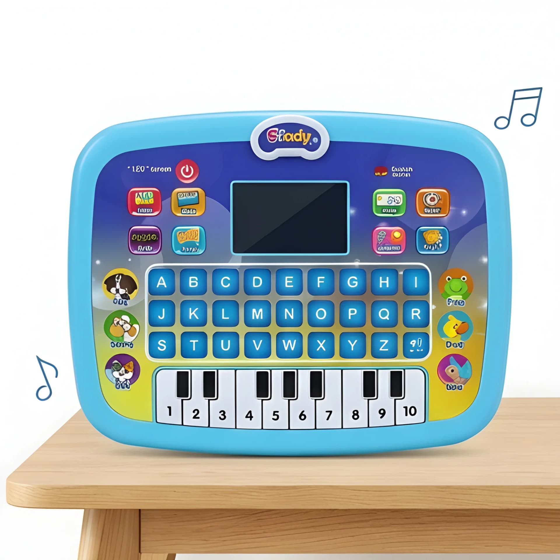 Kids Learning Tablet Toy – Alphabet, Words, Piano & Songs with LED Screen