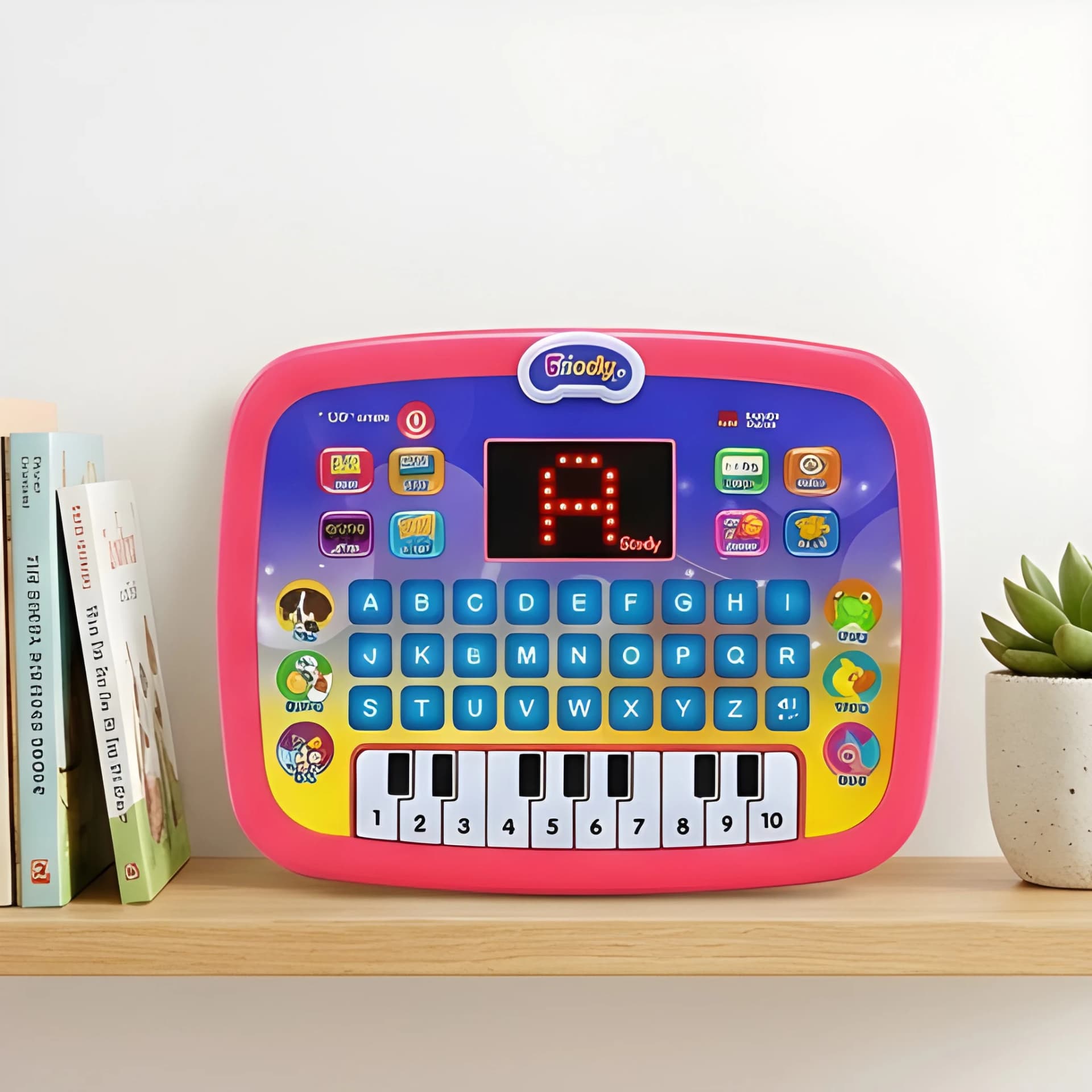 Kids Learning Tablet Toy – Alphabet, Words, Piano & Songs with LED Screen – educational tablet for kids