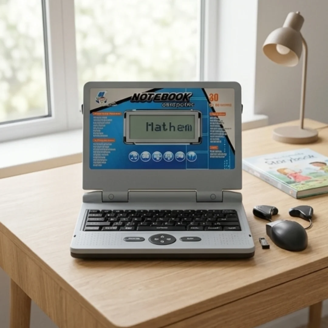 Kids Notebook Computer Toy with Mouse – toy laptop with mouse