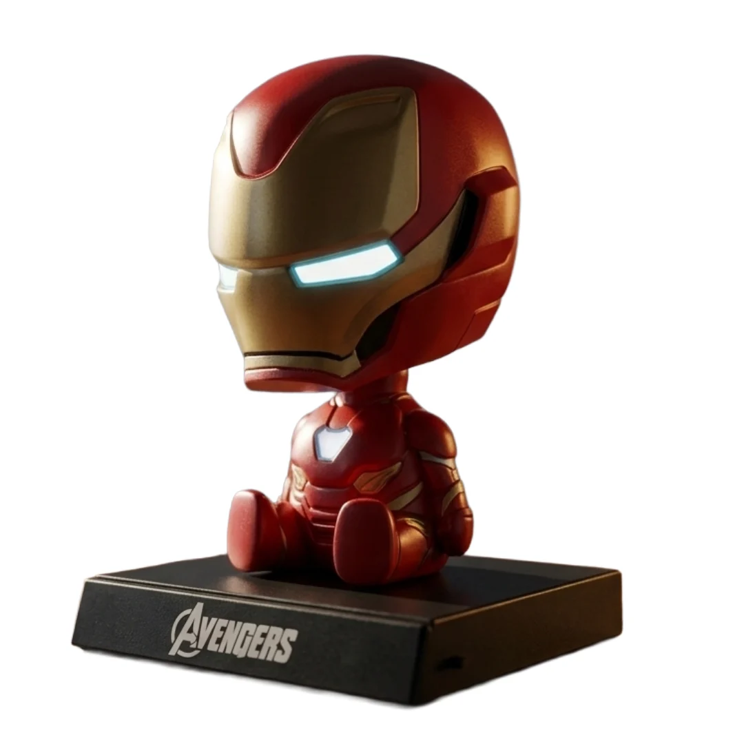 Superhero Style Bobblehead Action Figure – Car Dashboard Decoration & Desk Decor
