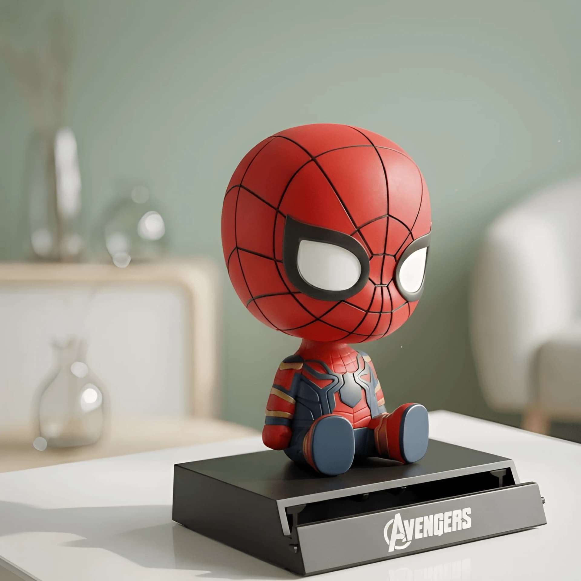 Spider Superhero Bobblehead for Car & Desk – view 2